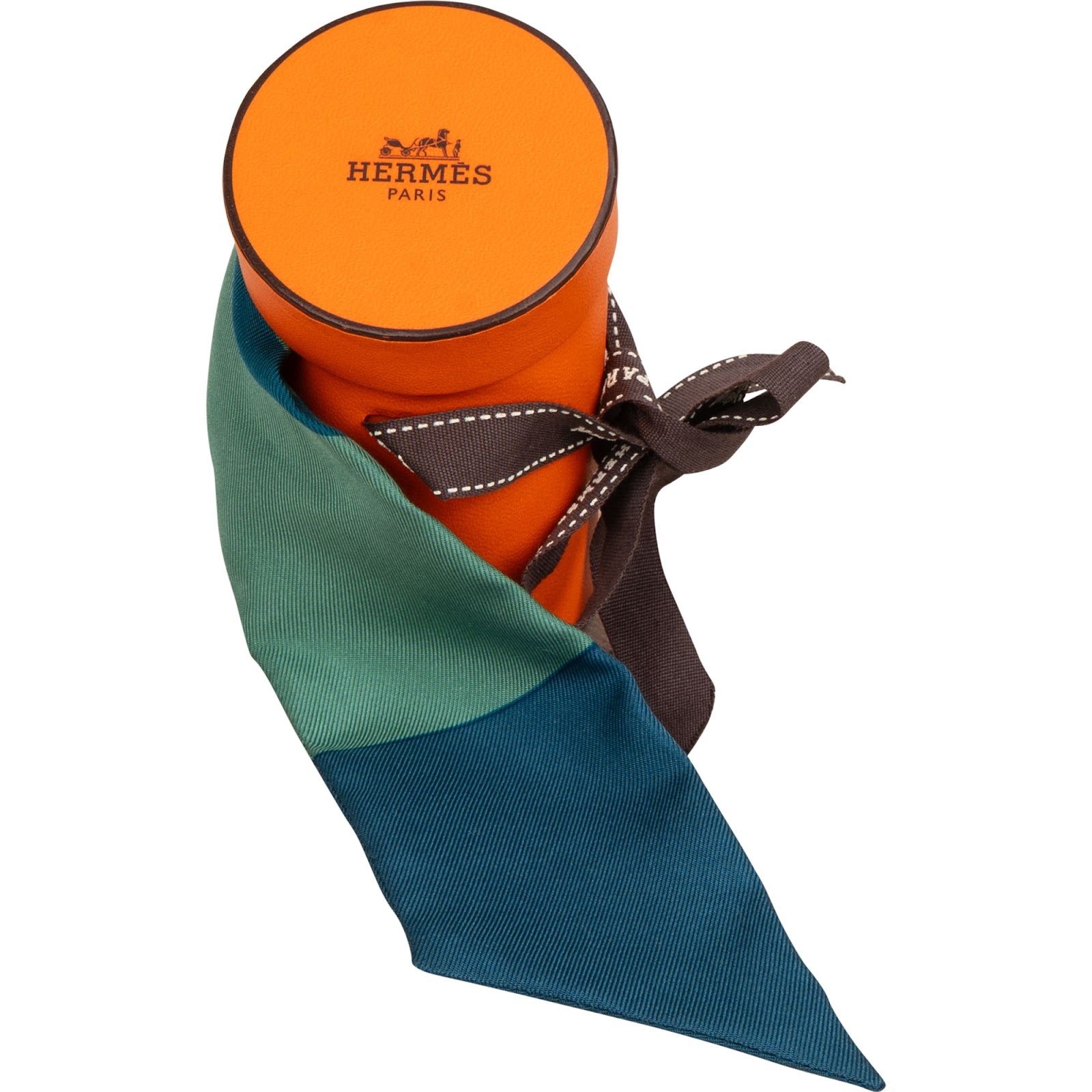 Hermès - Green Twilly Scarf