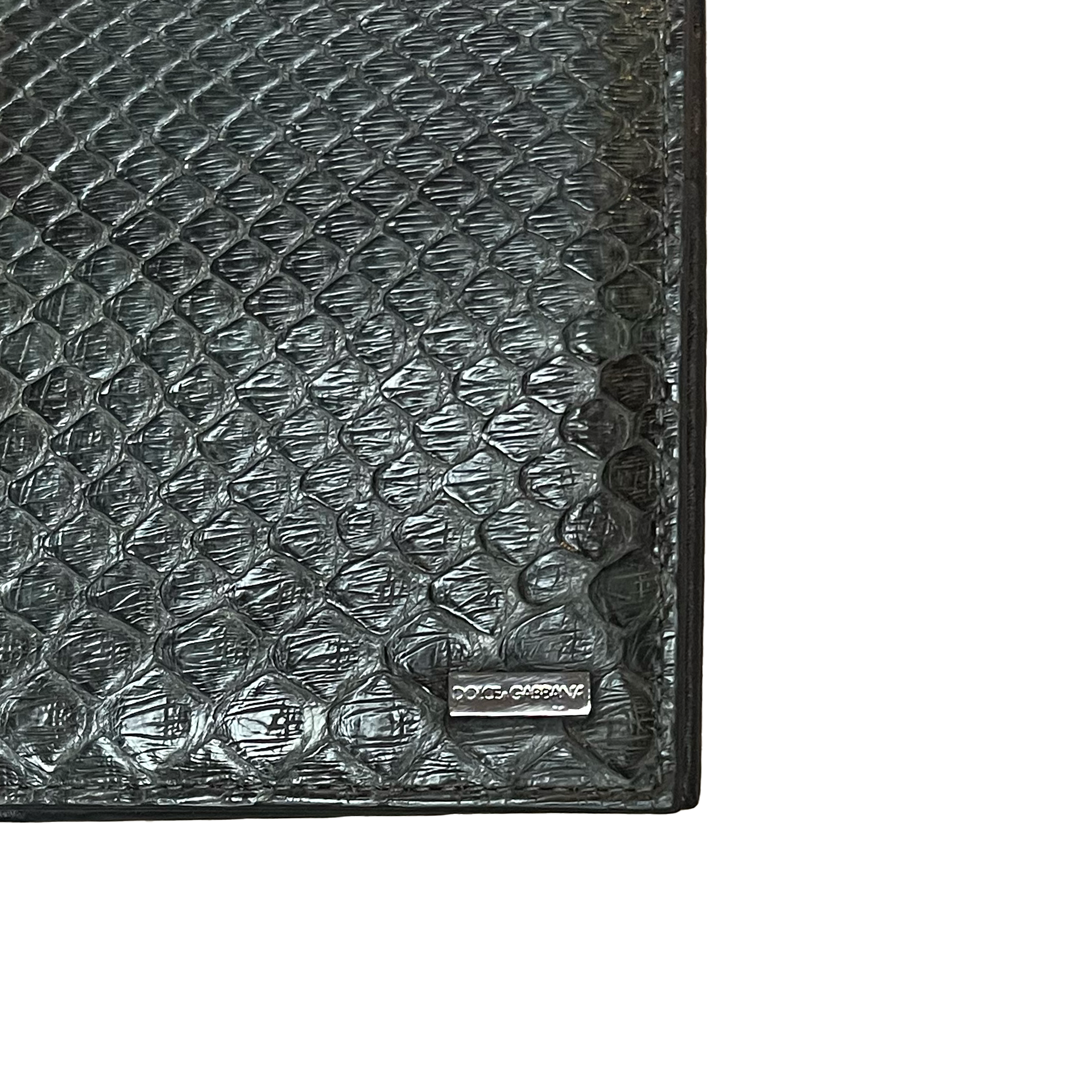 Dolce  Gabbana - Genuine Python Leather Continental Wallet