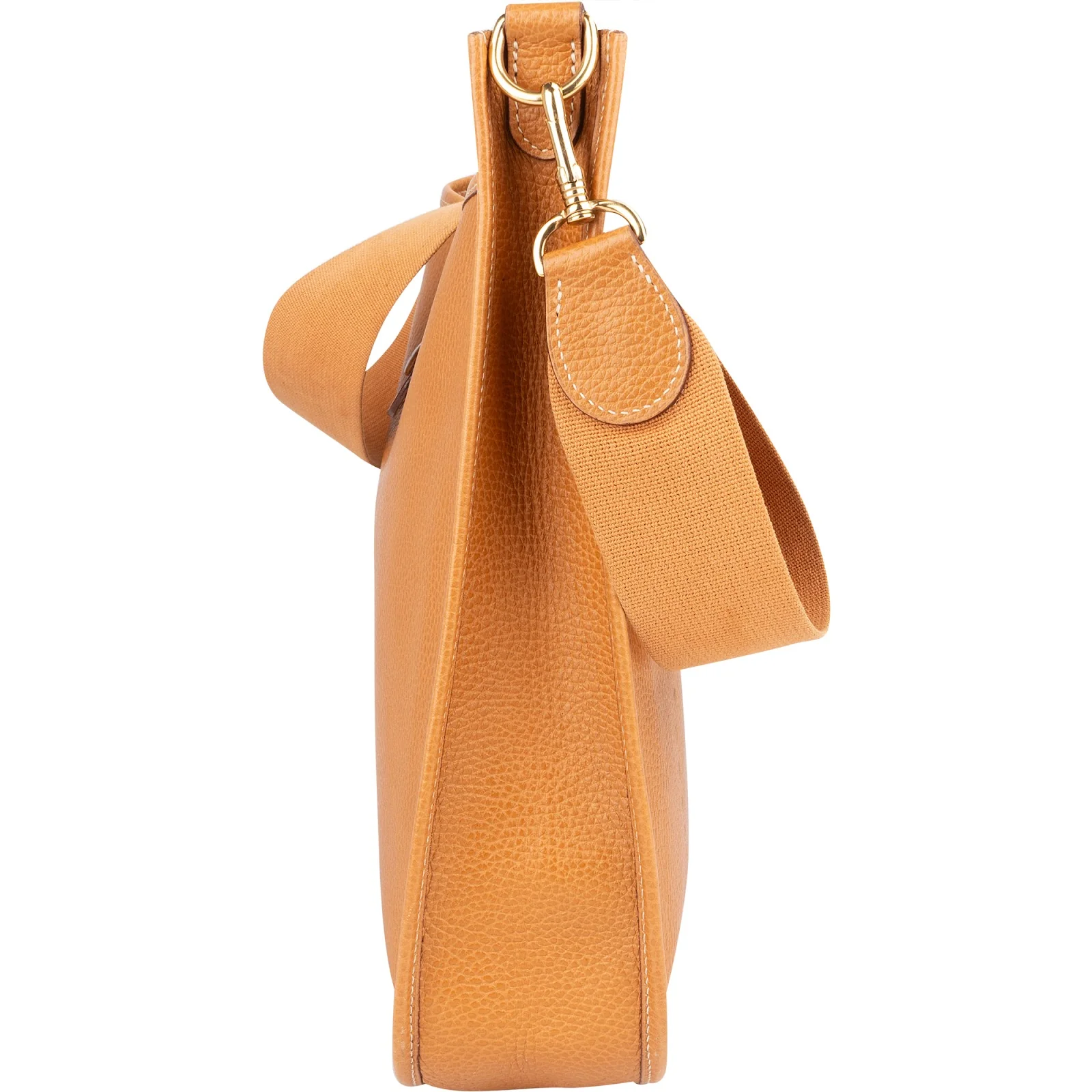 Hermès Natural Ardennes Leather Evelyne GM Crossbody Bag