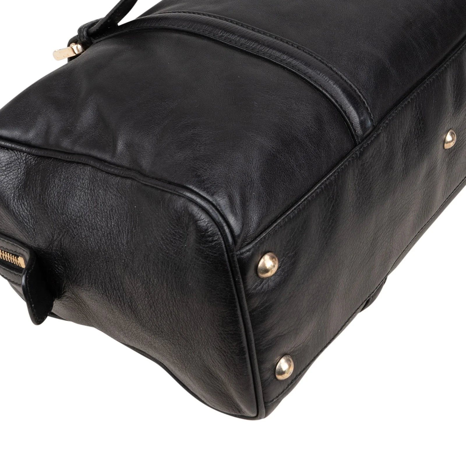 Gucci Leather Britt Boston Bag