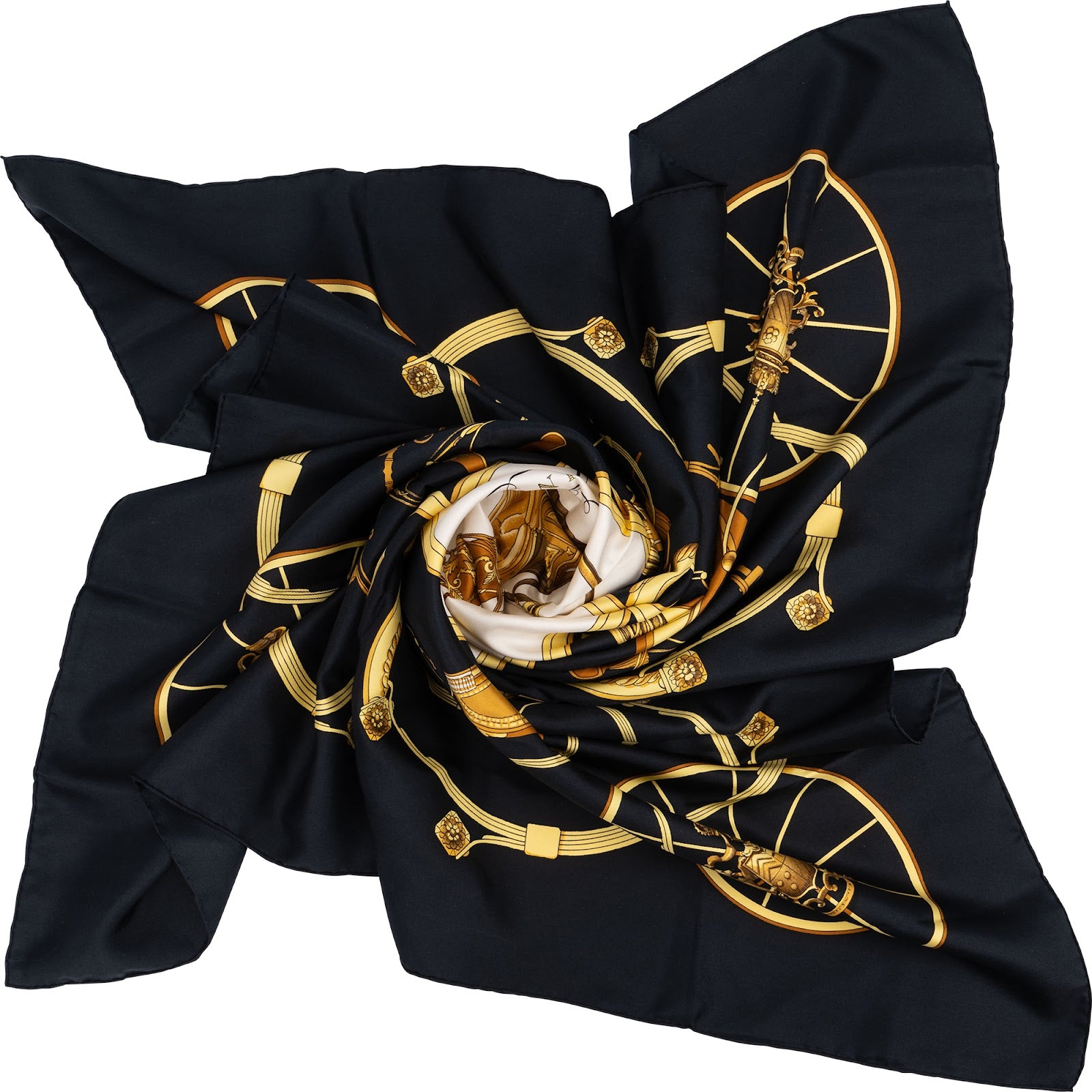 Hermès Springs Silk 90 Tuch