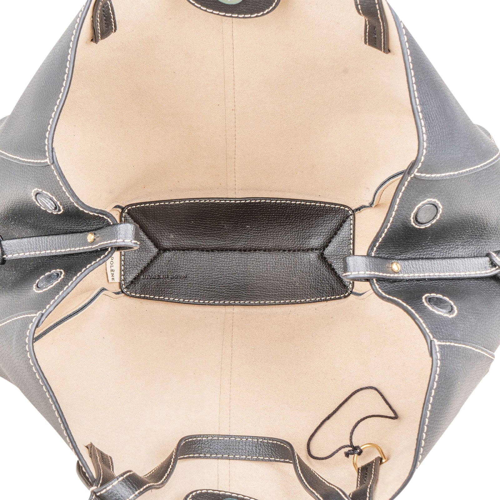 Polène Grained Leather Cyme Tote Handbag