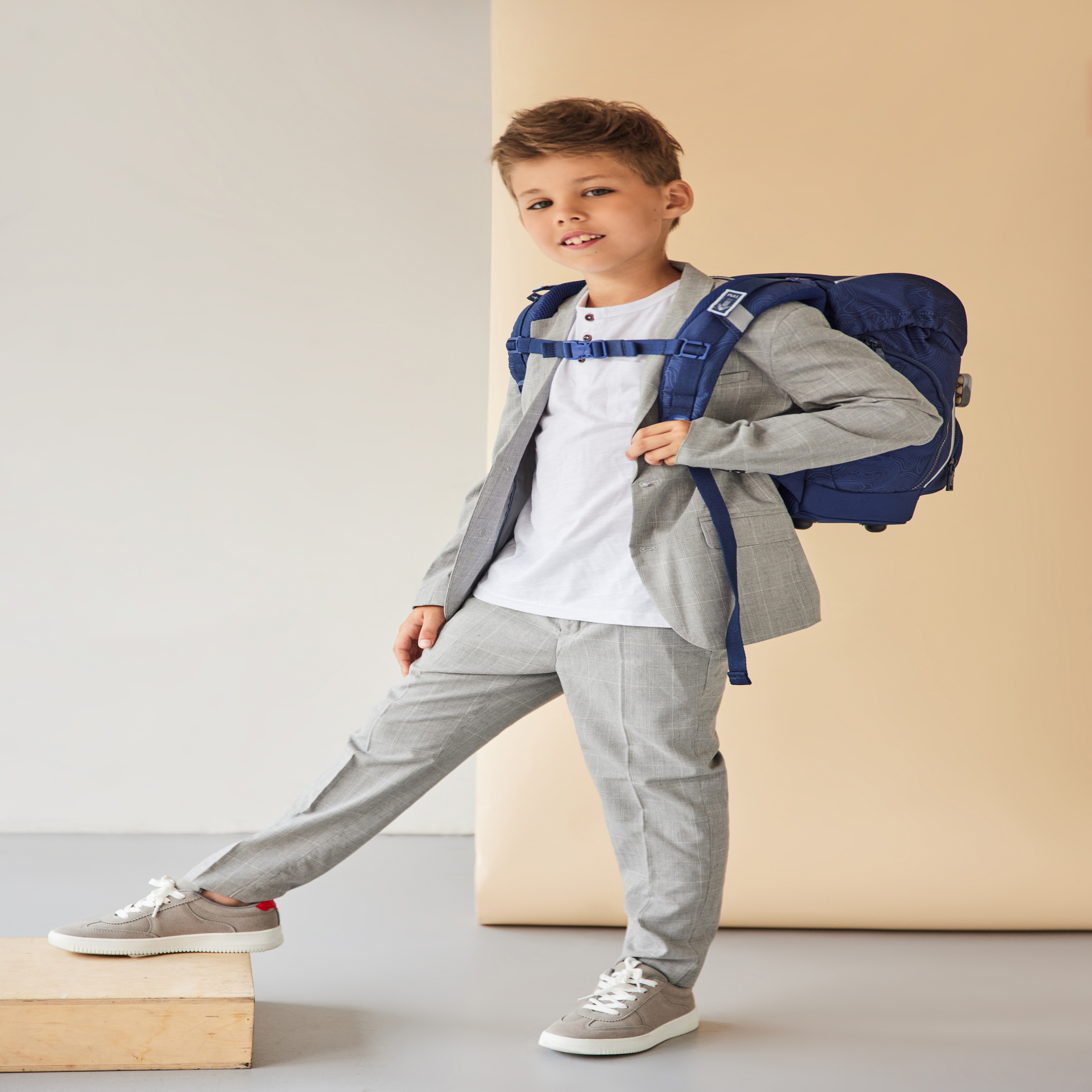 Comfy Plus Schulranzenset 5-teilig - Topographic