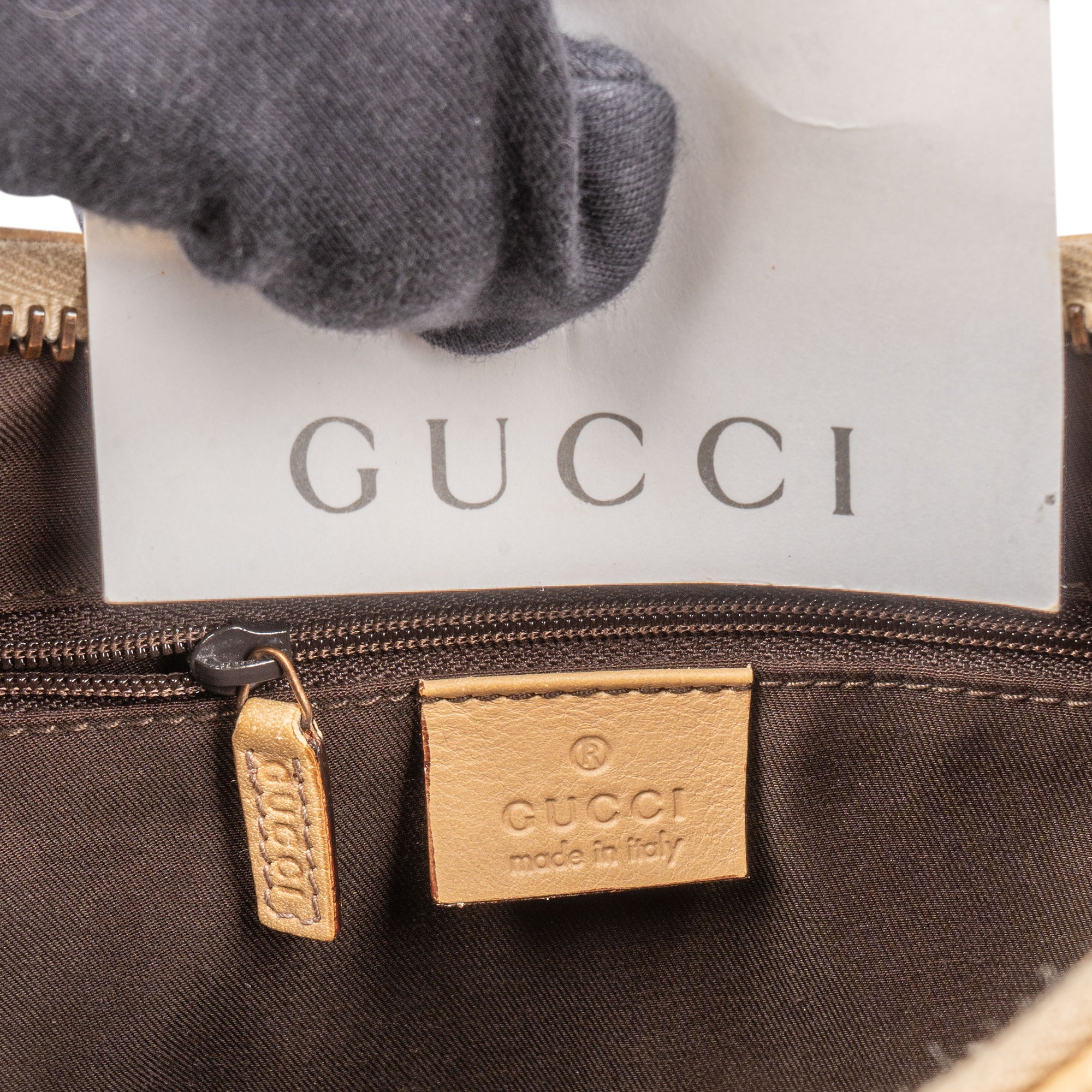 Gucci Classic Leather Hobo Bag