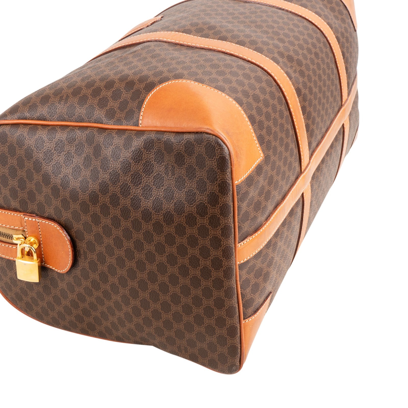 Céline – Torba podróżna Boston 50 z płótna Monogram Macadam