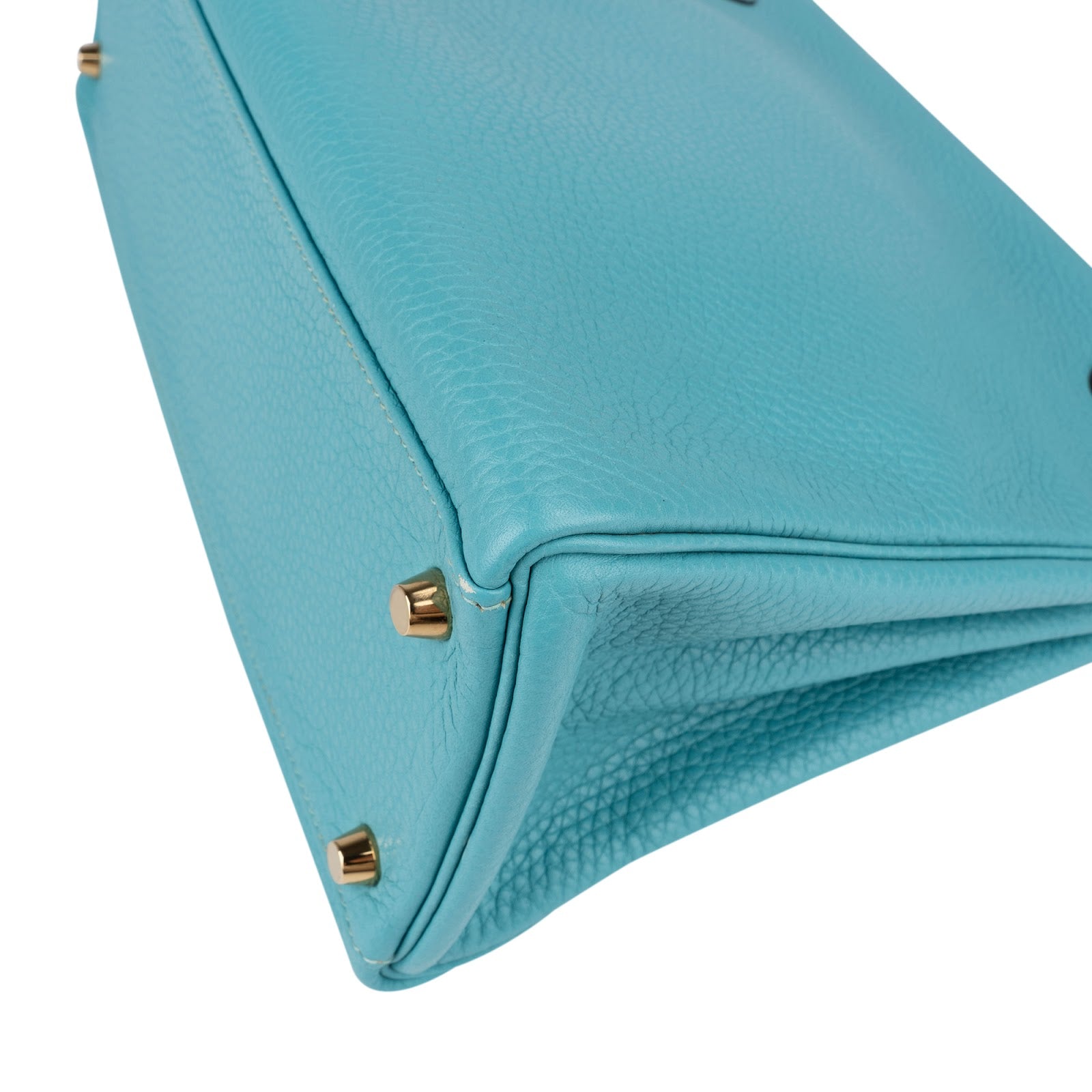 Hermès – Kelly 32 Handbag in Bleu Saint-Cyr