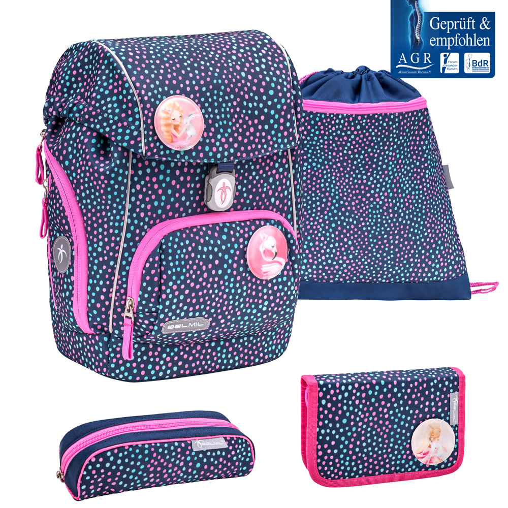 Comfy Schulranzen-Set 4-teilig - Amazing Polka Dots 2