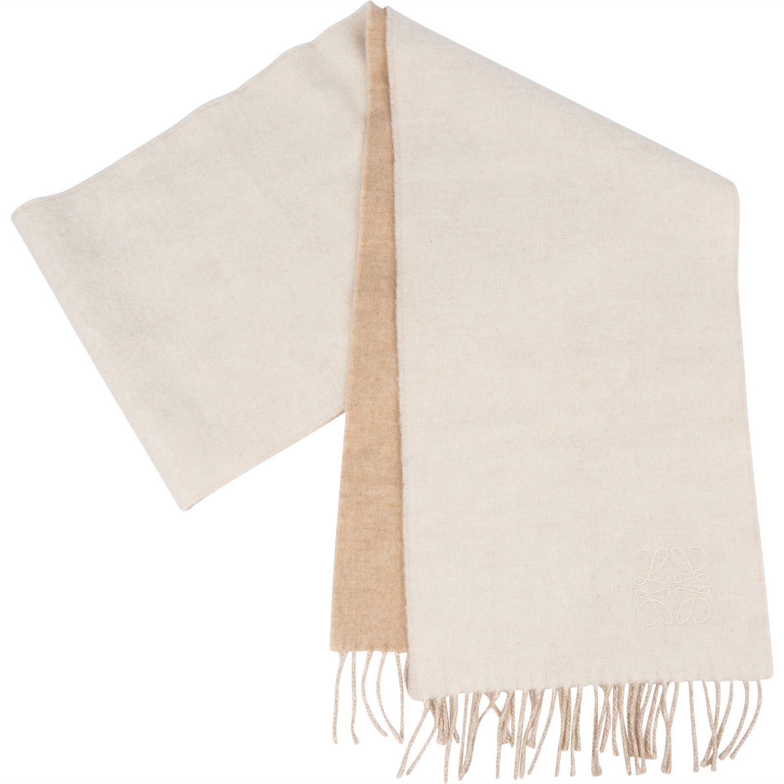 Loewe Two-Tone Anagram Schal Scarf