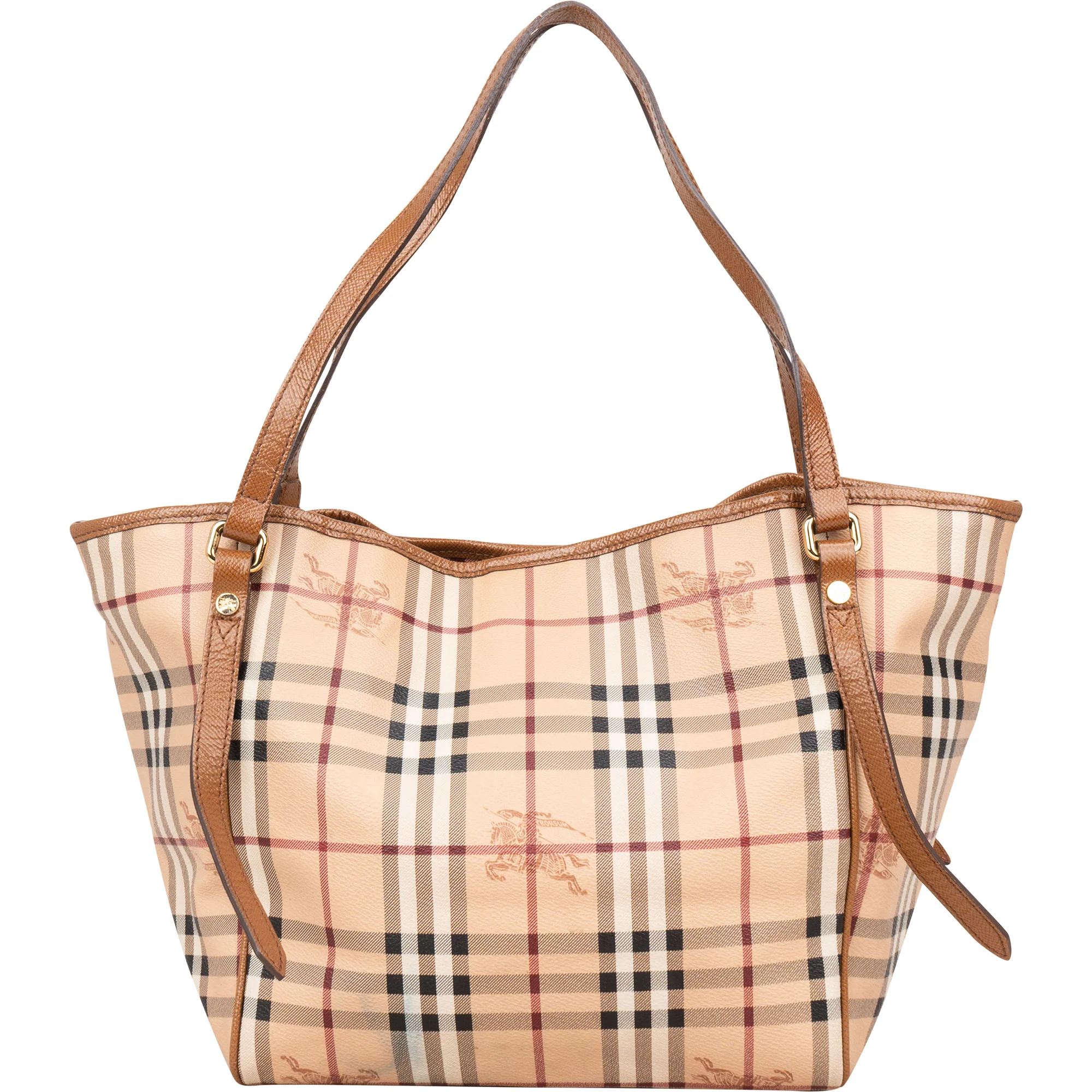 Burberry Haymarket Check Hobo Shoulder Bag