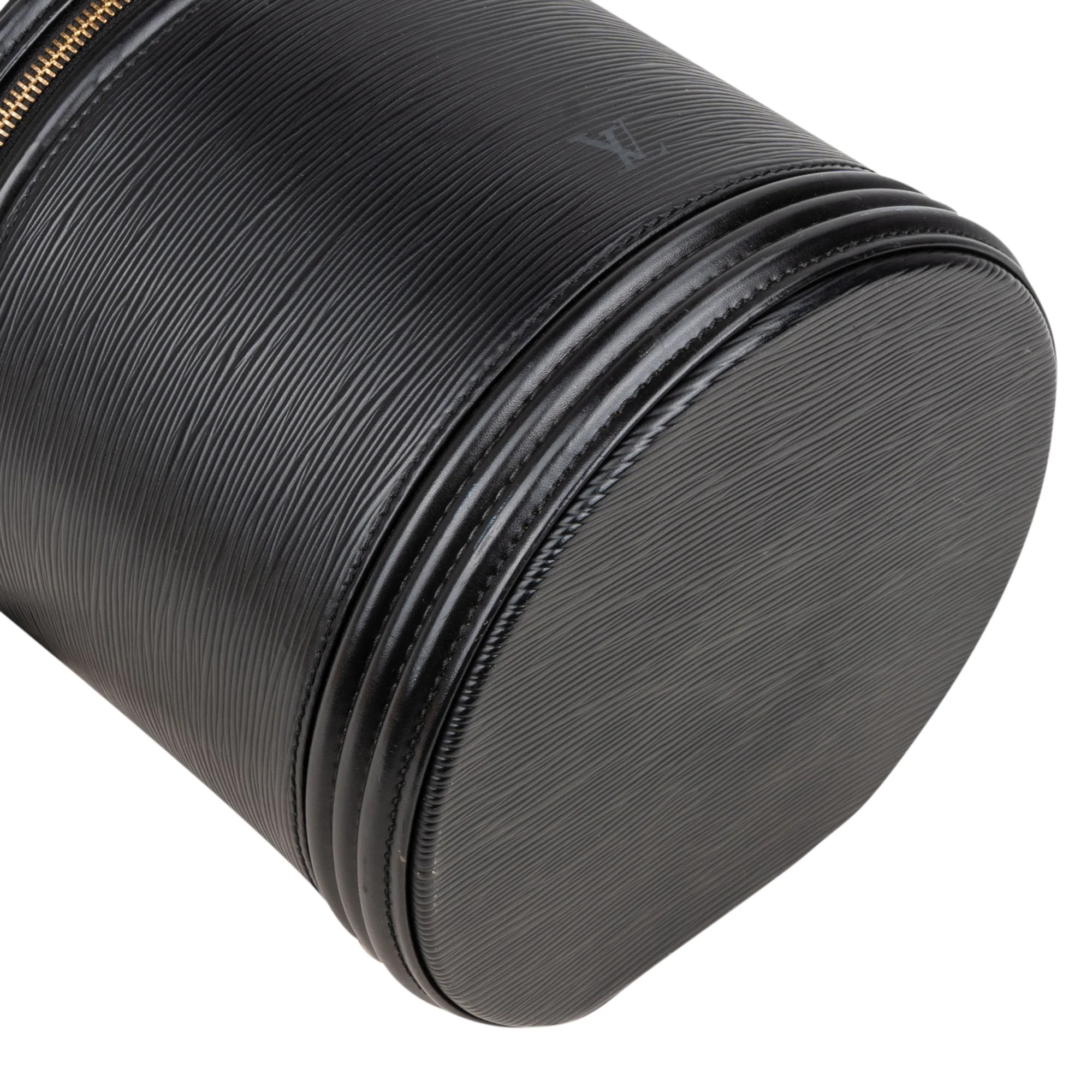 Louis Vuitton Noir Epi Leather Cannes Vanity Handbag