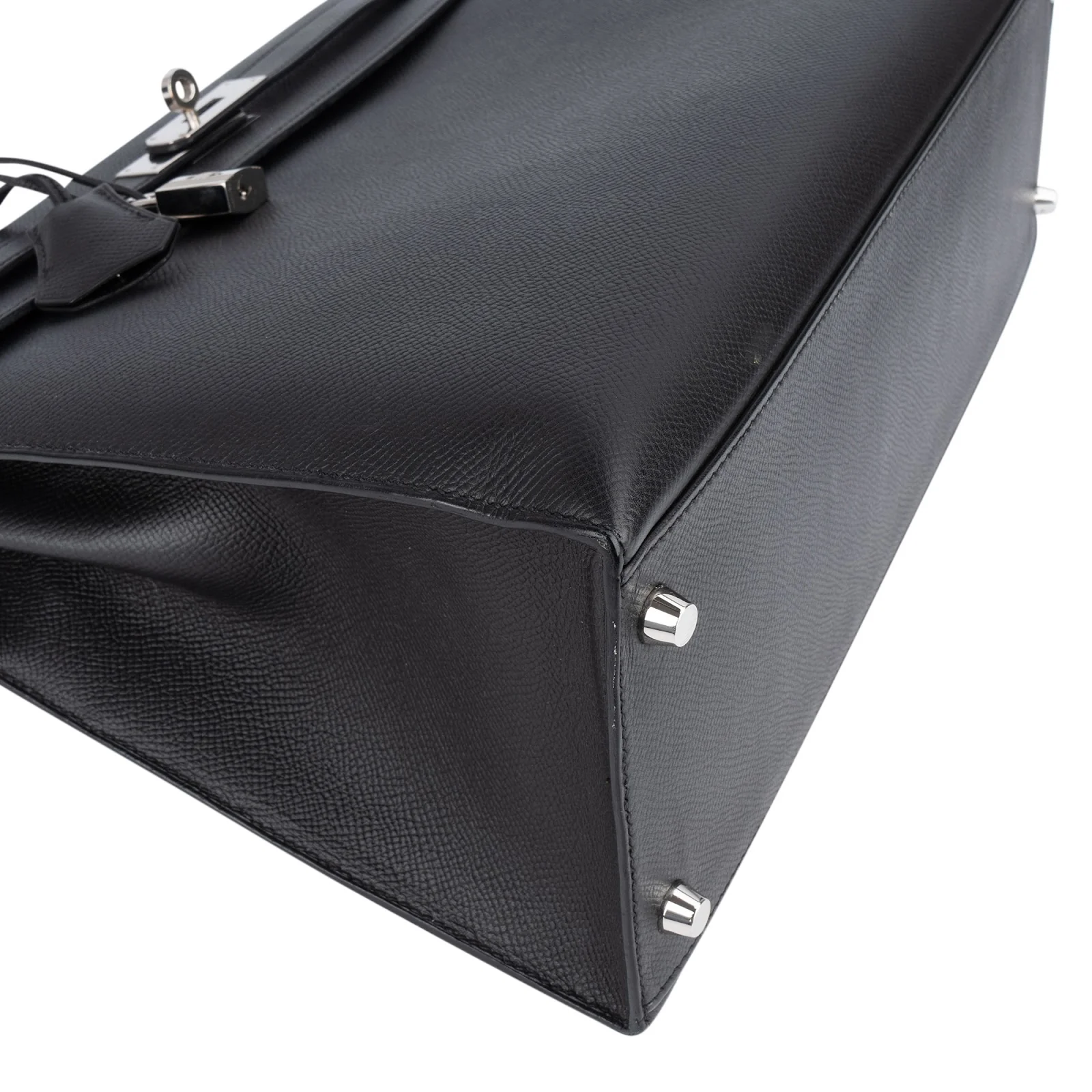 Hermès Noir Epsom Leather Sellier Kelly 35 Handbag