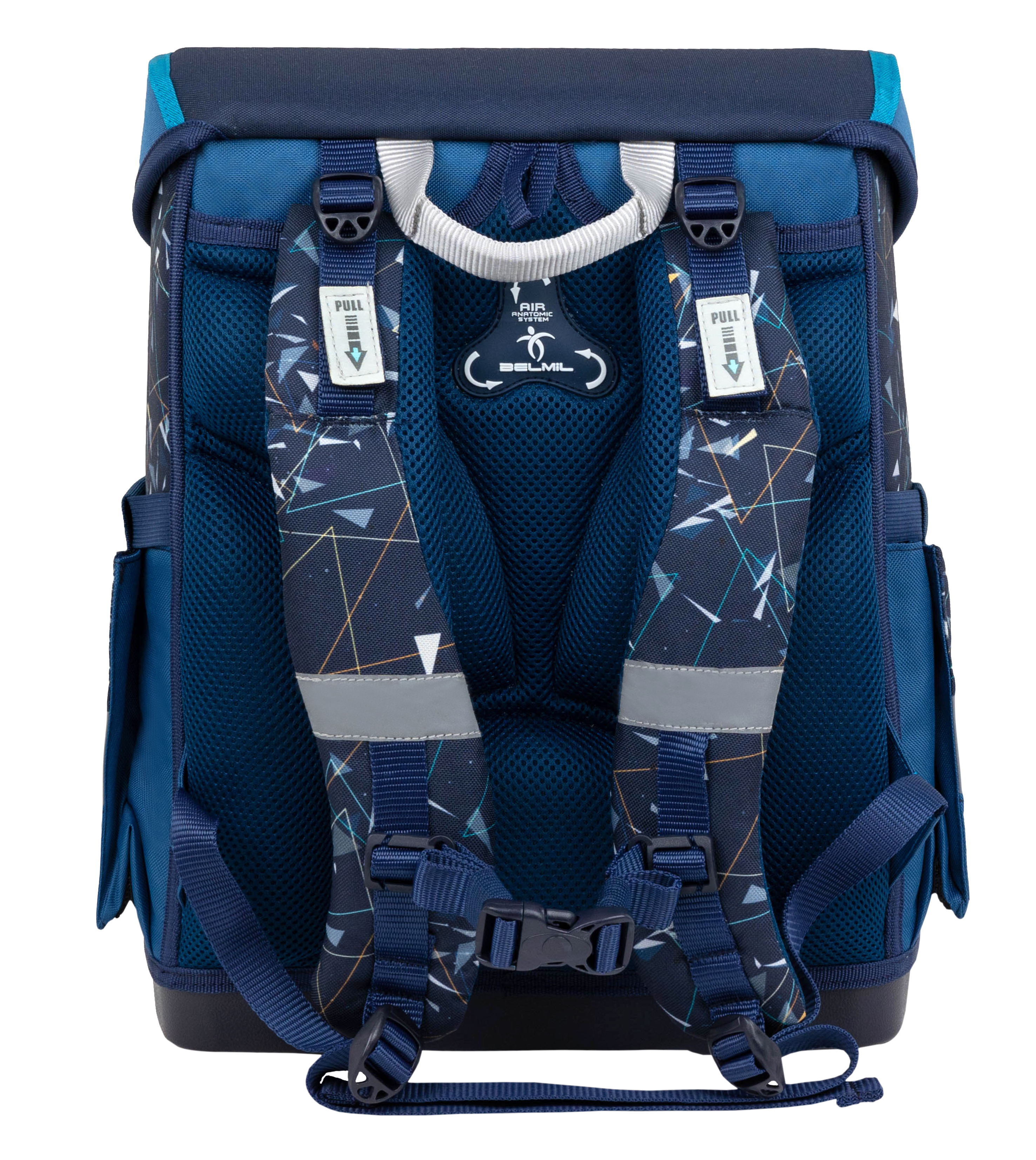 Compact satchel set 4-piece with chest strap - Lion