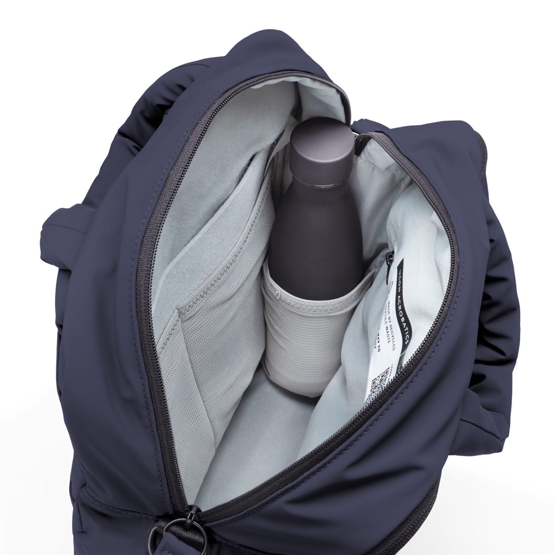 Posuto Puffy Backpack Moss - Dark Navy