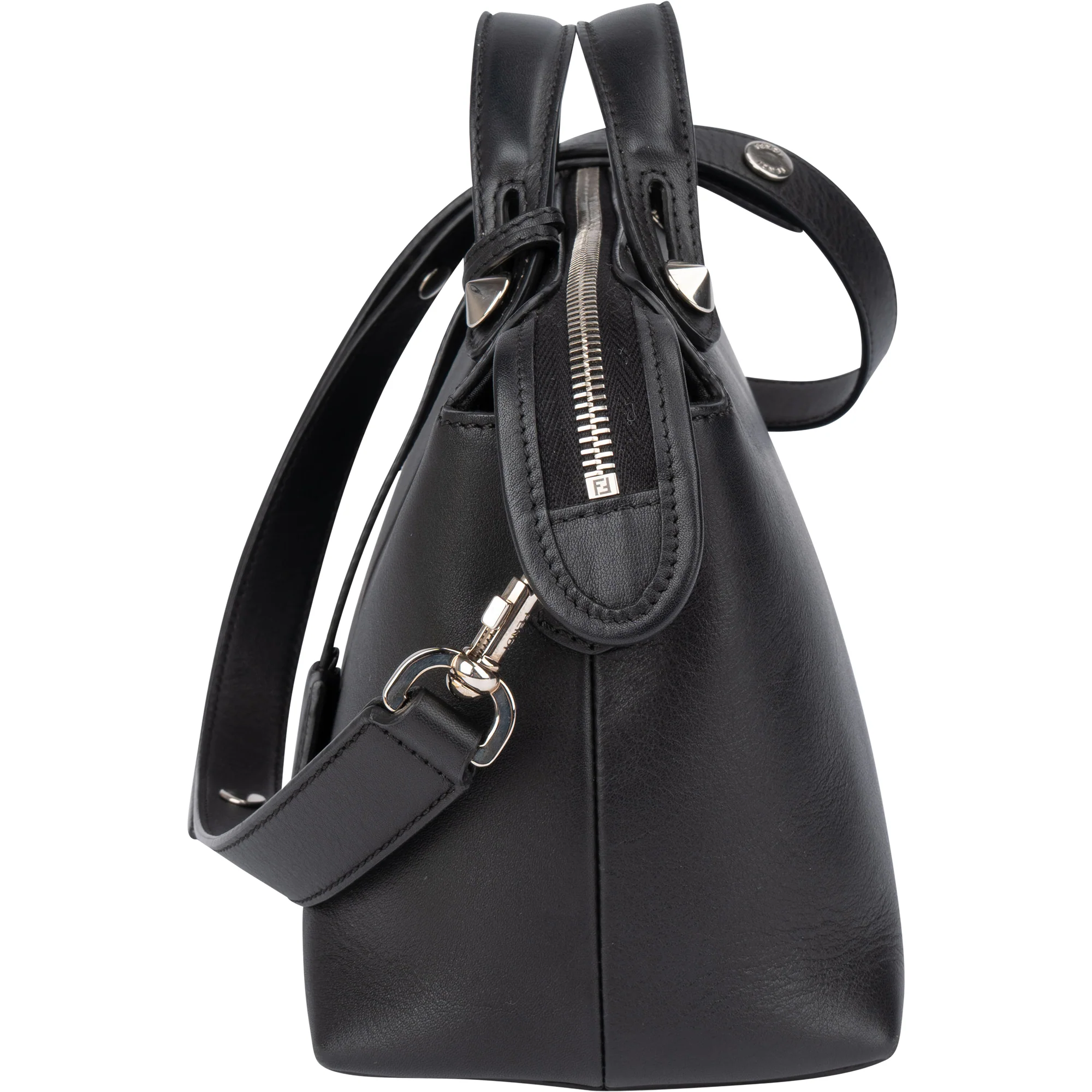 Fendi Black Leather By The Way Handbag