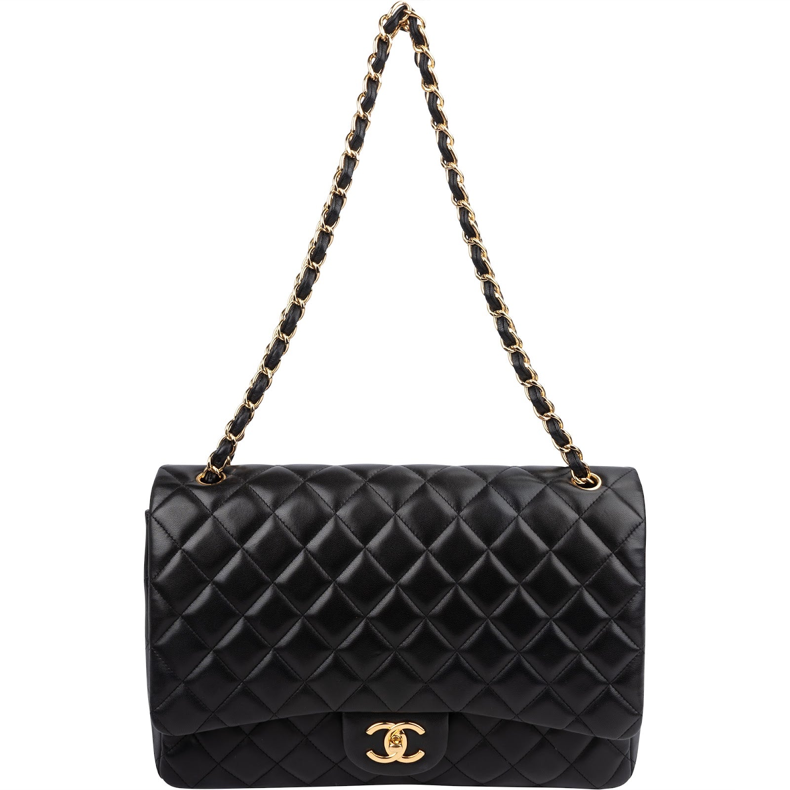 Chanel - Maxi Double Flap Schultertasche
