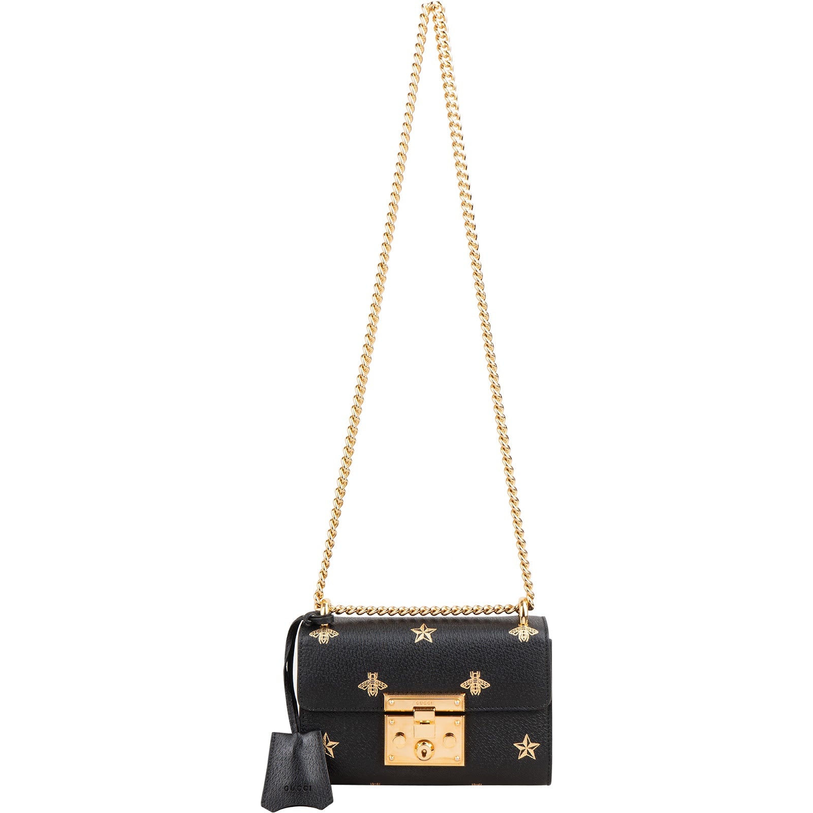 Gucci - Padlock Bee Star Crossbody Bag