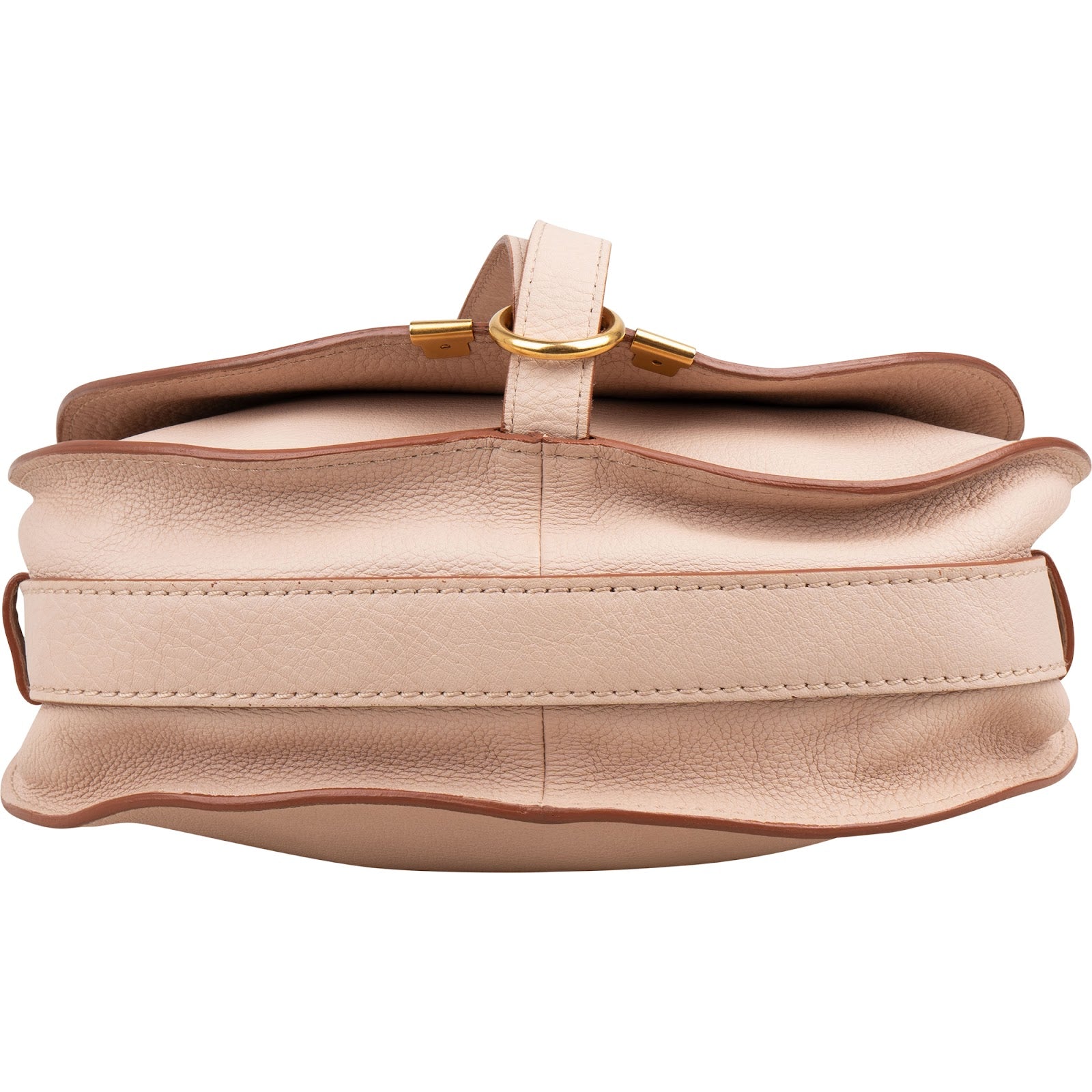 Chloé Grained Calfskin Marcie Saddle Crossbody Bag