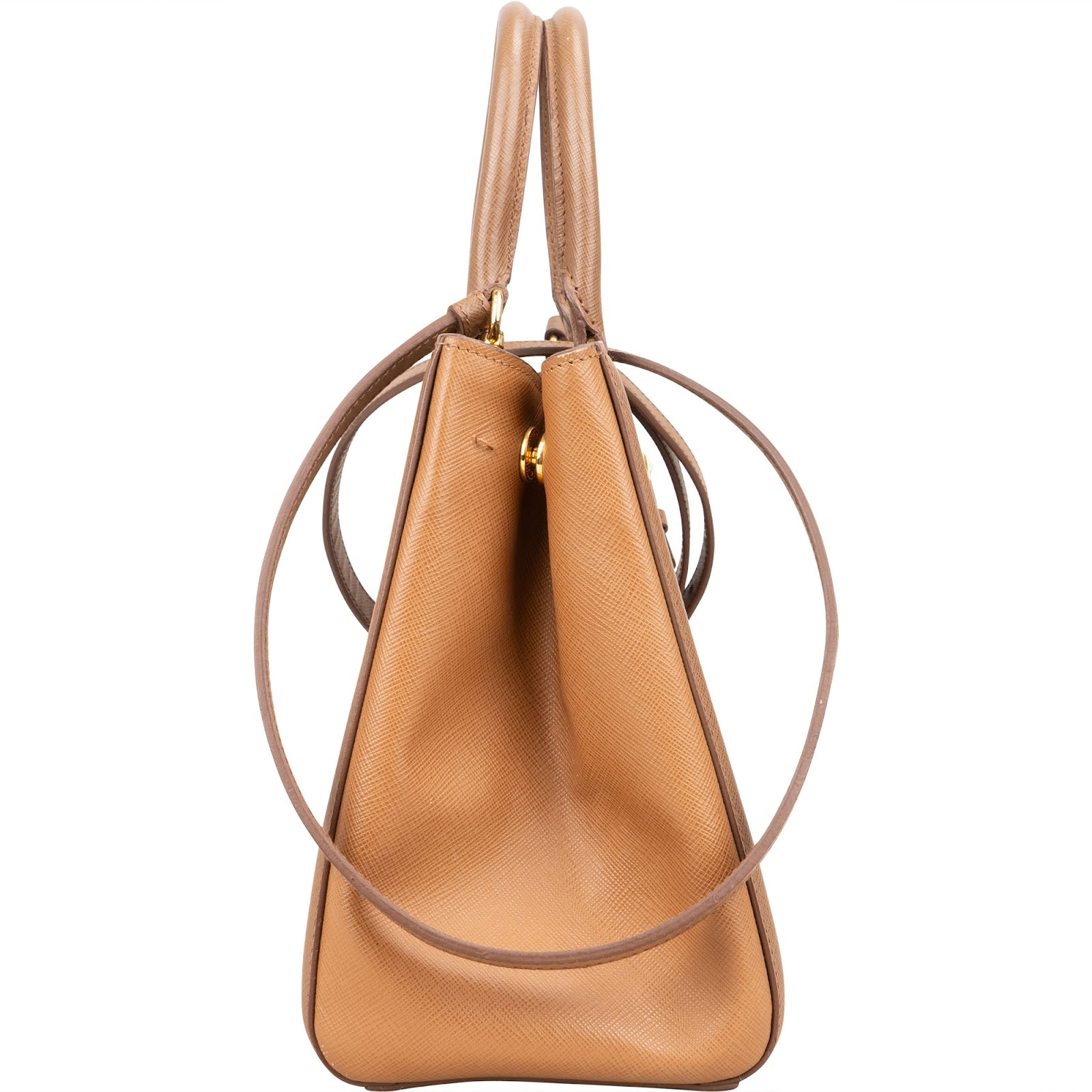Prada Saffiano Leather Small Galleria Handbag