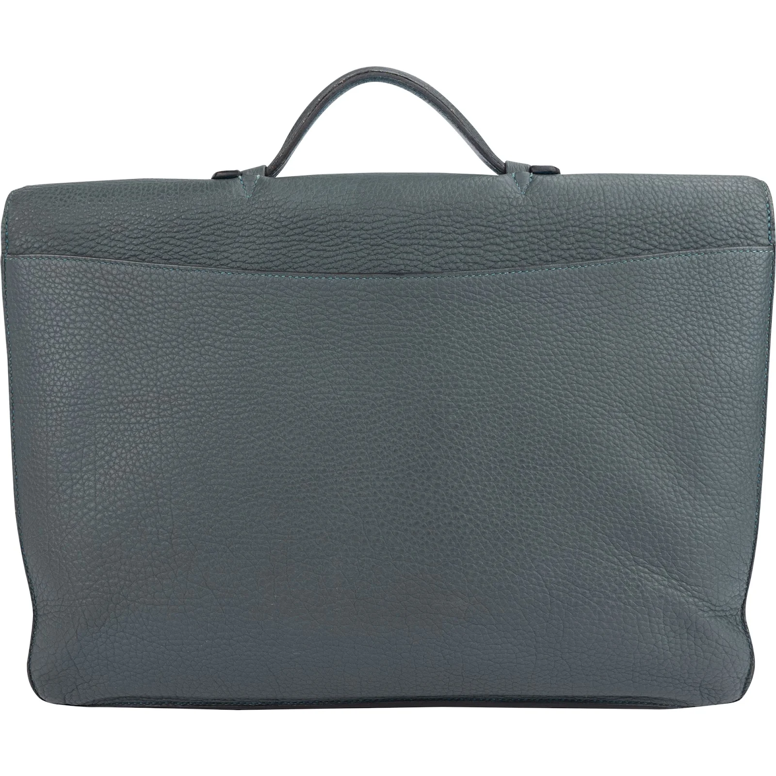 Hermès Gris Togo Leather Sac à Dépêches Business Handbag