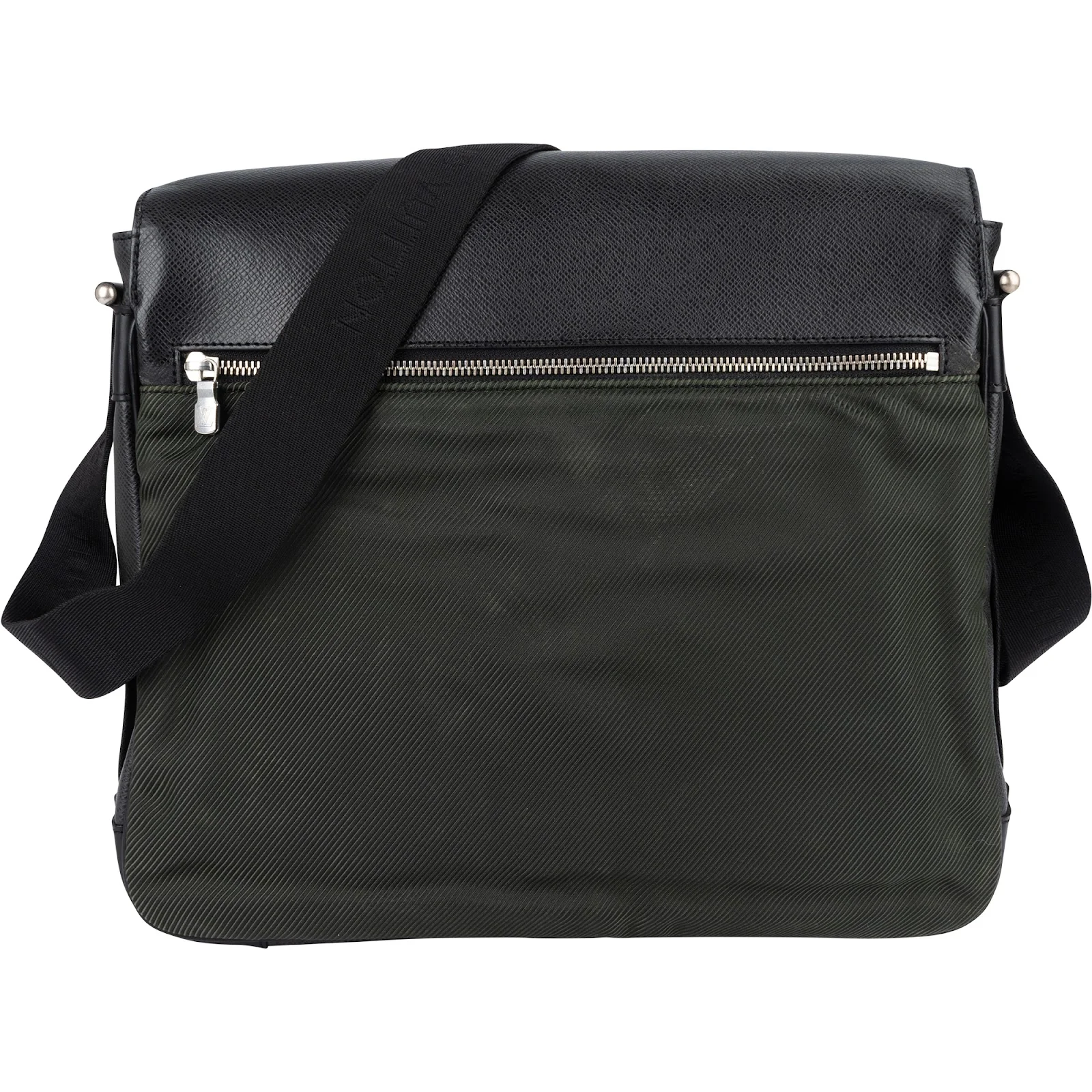 Louis Vuitton Taiga Leather and Nylon Victor Messenger Crossbody Bag