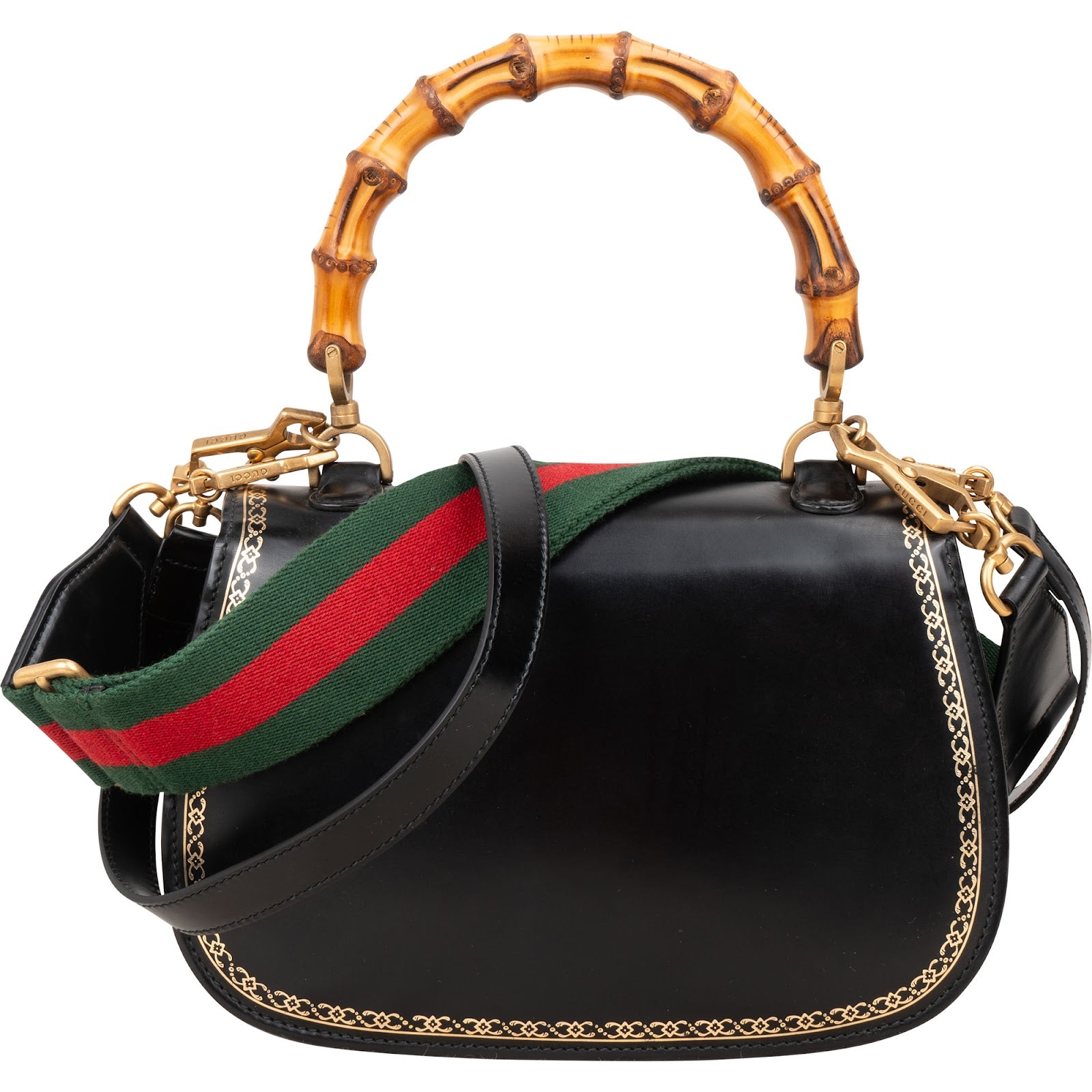 Gucci - 1947 Bamboo Top Handle Crossbody Bag