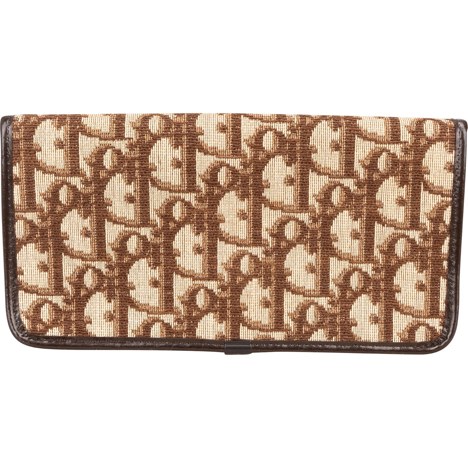 Christian Dior Monogram Trotter Canvas CD Flap Wallet