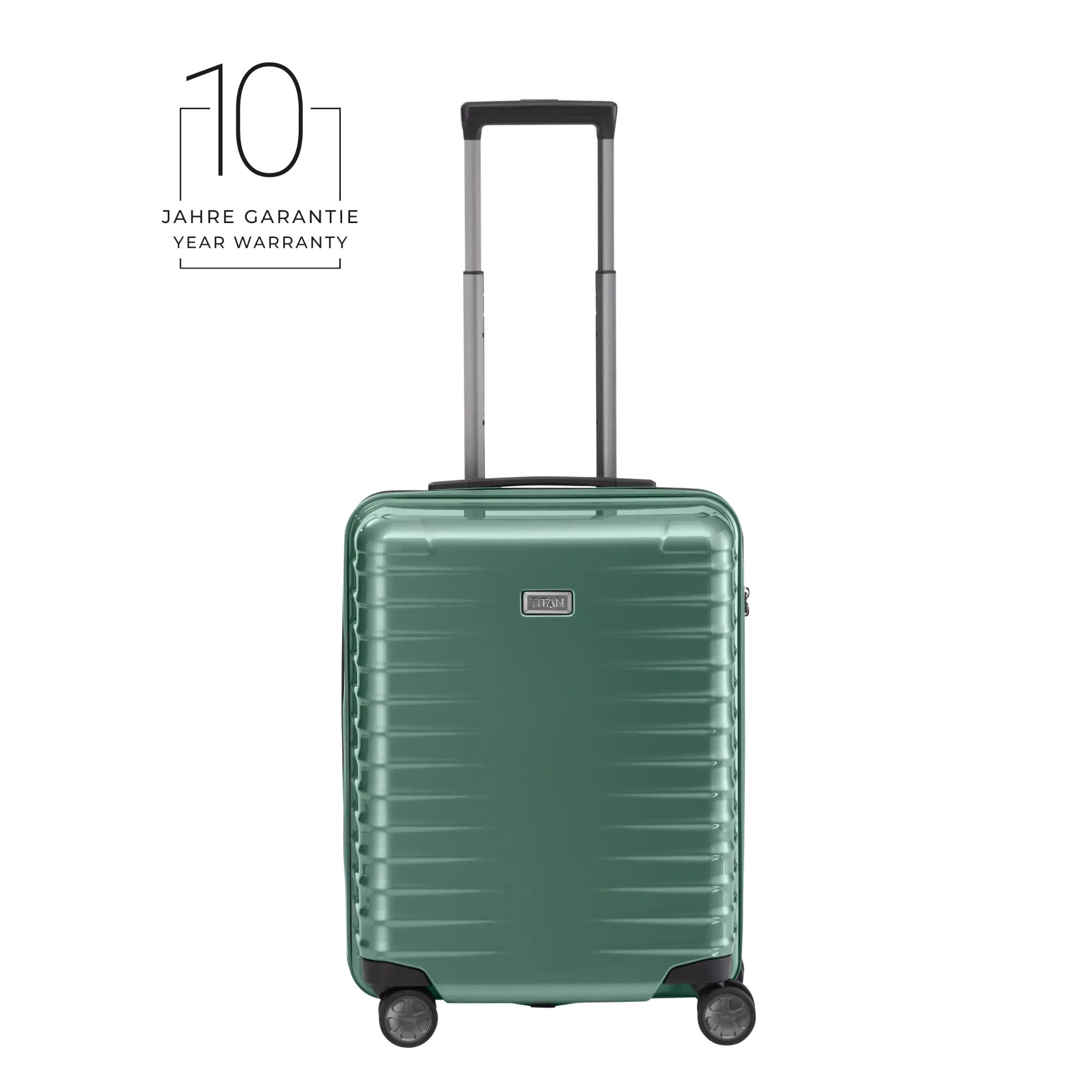 Titanium LITRON 4 wheel cabin trolley S Grape green Manufacturer color Grape green 80