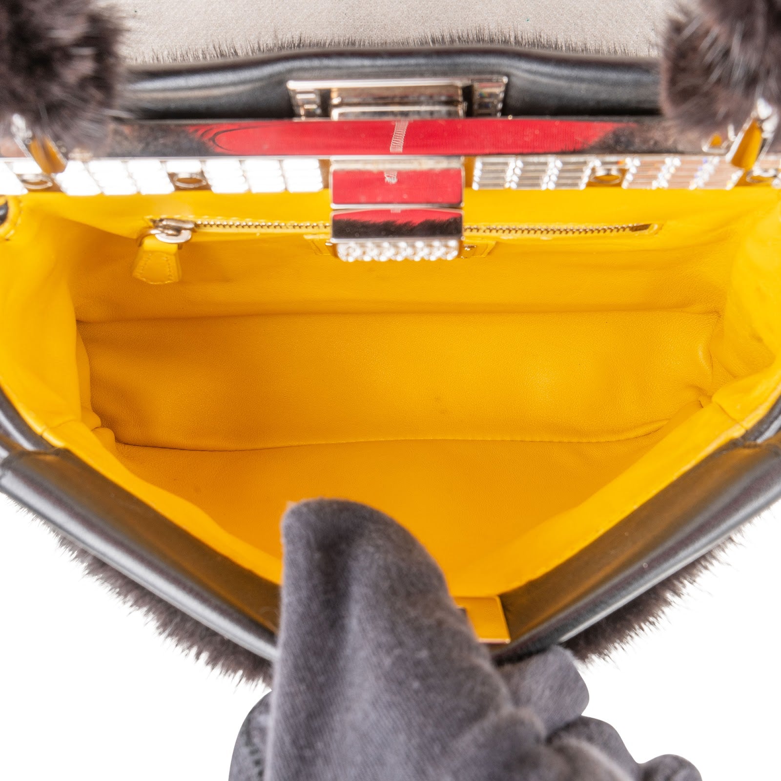 Fendi – Peekaboo Small Handbag (Fendi x Kingsley Fur Special Order „A")