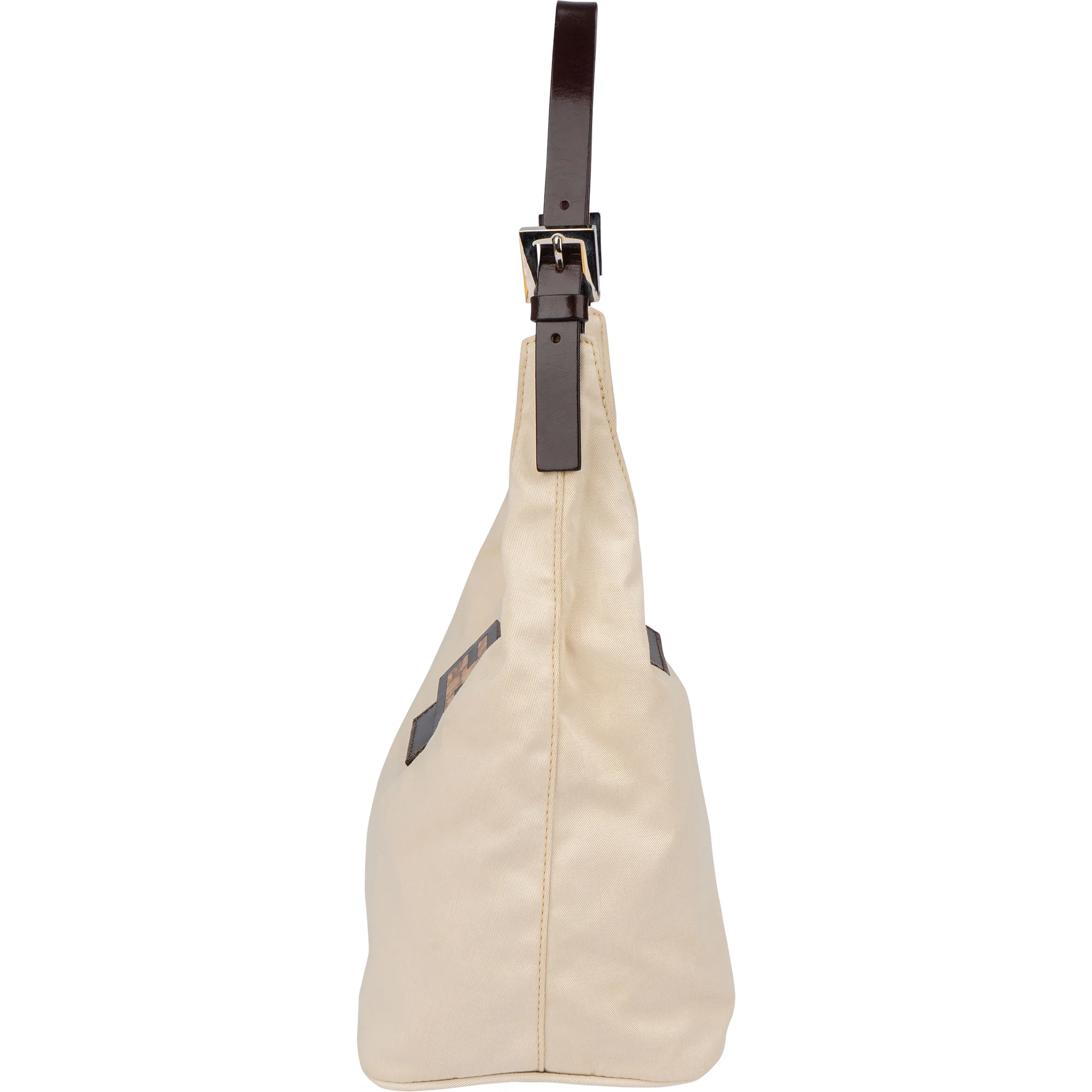Fendi Cottton Limited Baguette Buckle Shoulder Bag