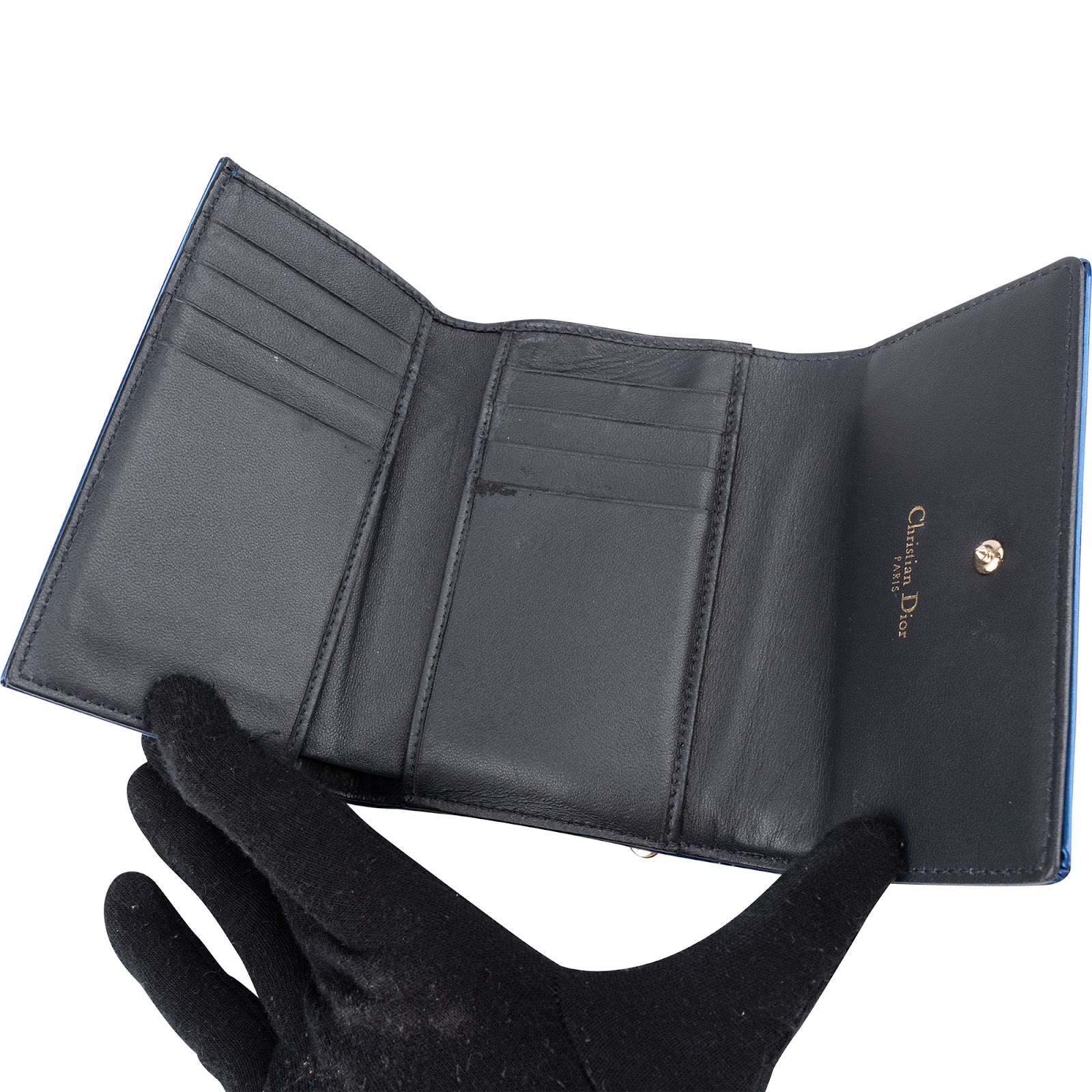 Christian Dior - Patent Diorama Wallet