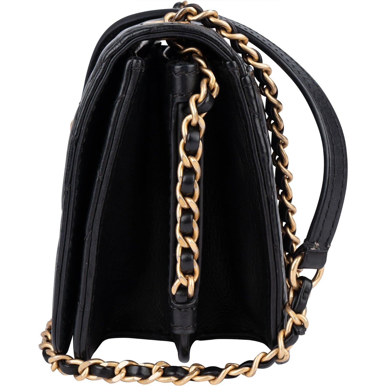 Chanel Quilted Lambskin Mini Rectangular Single Flap Crossbody Bag