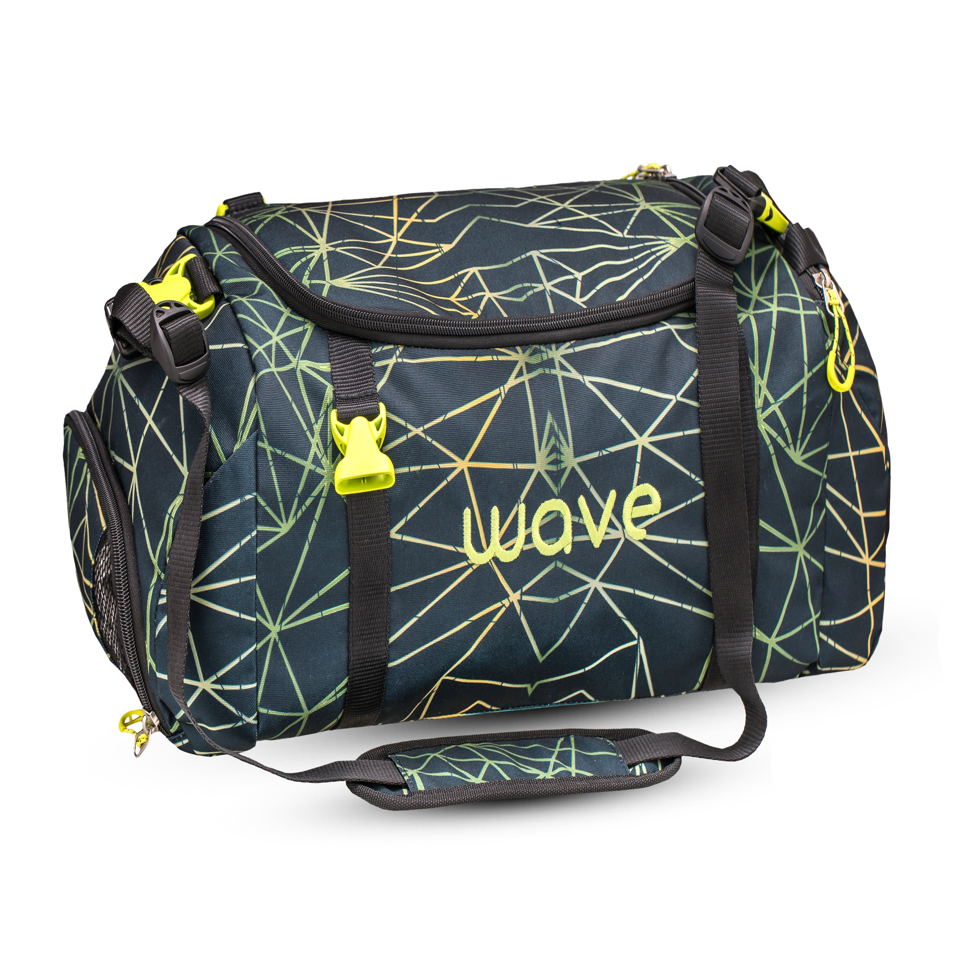 Wave Sporttasche "Stripes Green"