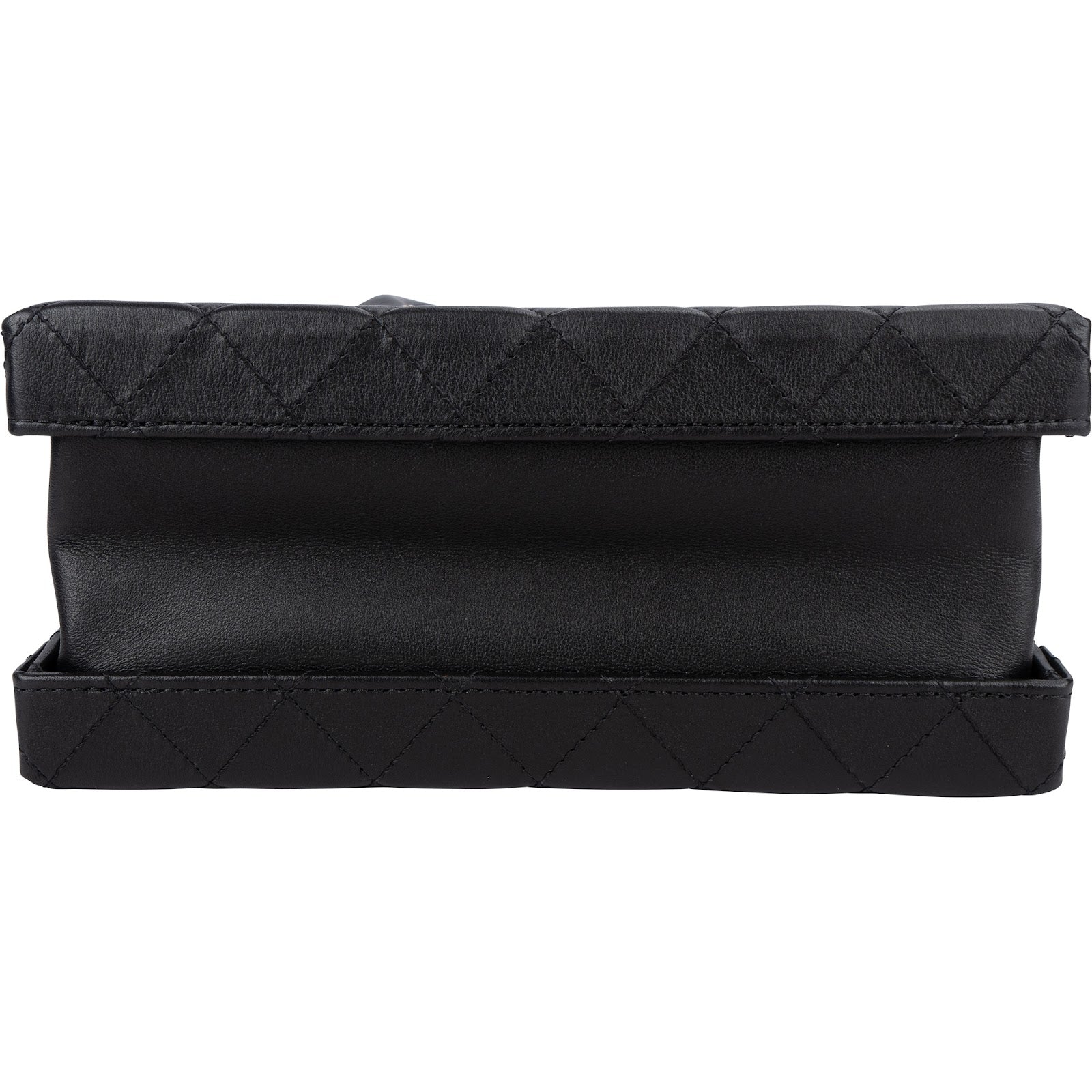 Chanel Quilted Lambskin CC Stitched Vanity Crossbody Handbag