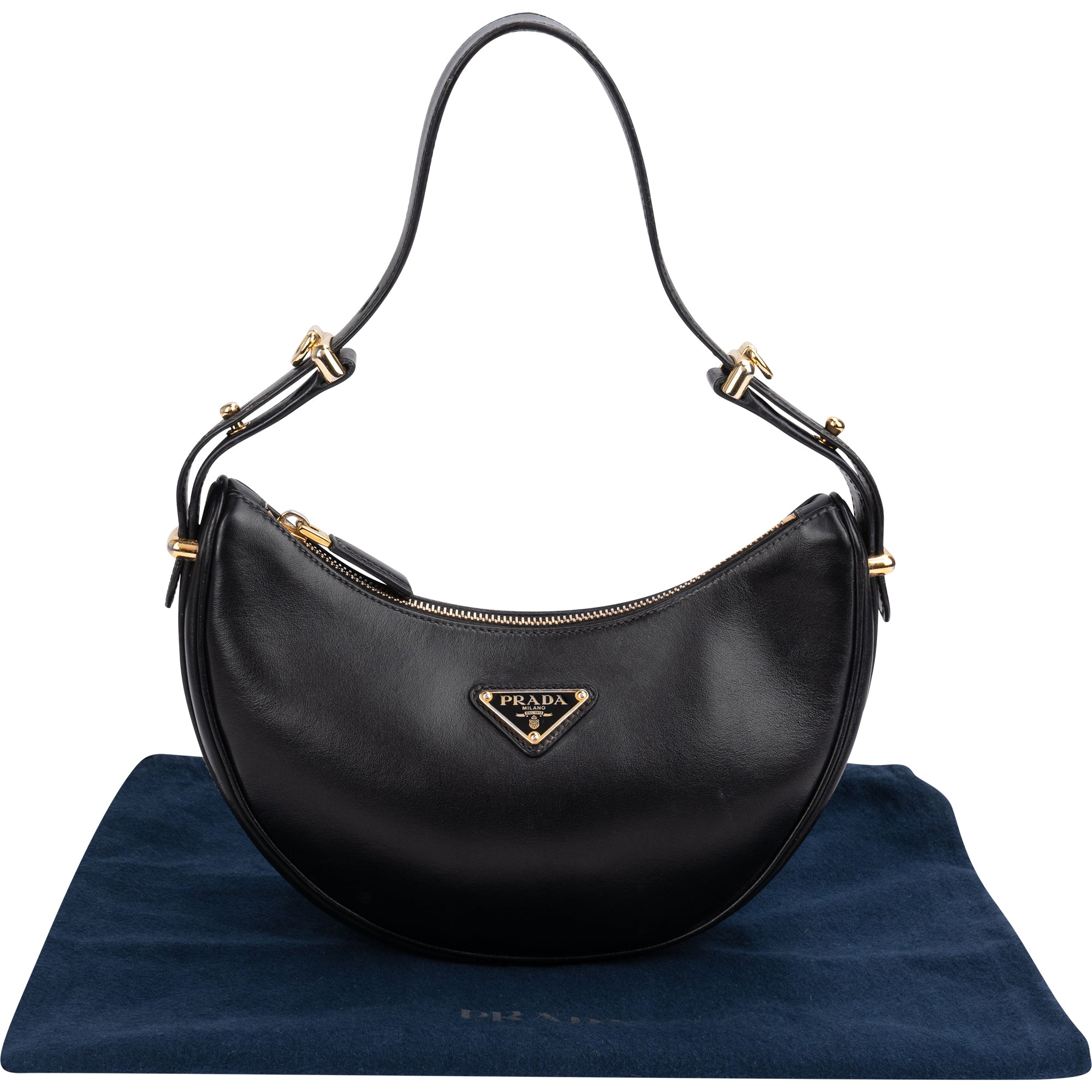 Prada - Triangle Arqué Schultertasche