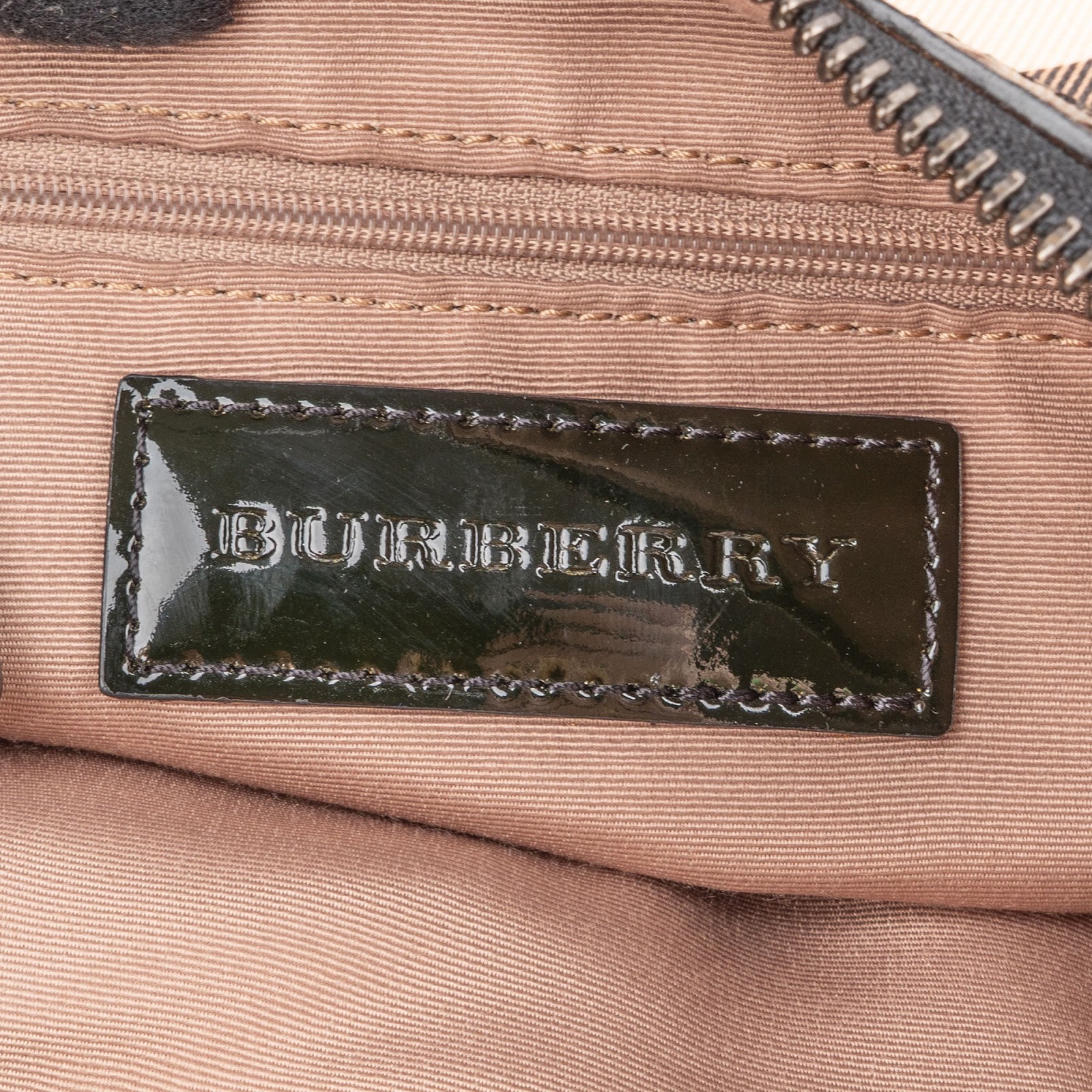 Burberry Nova-Check Monogram Hobo Shoulder Bag