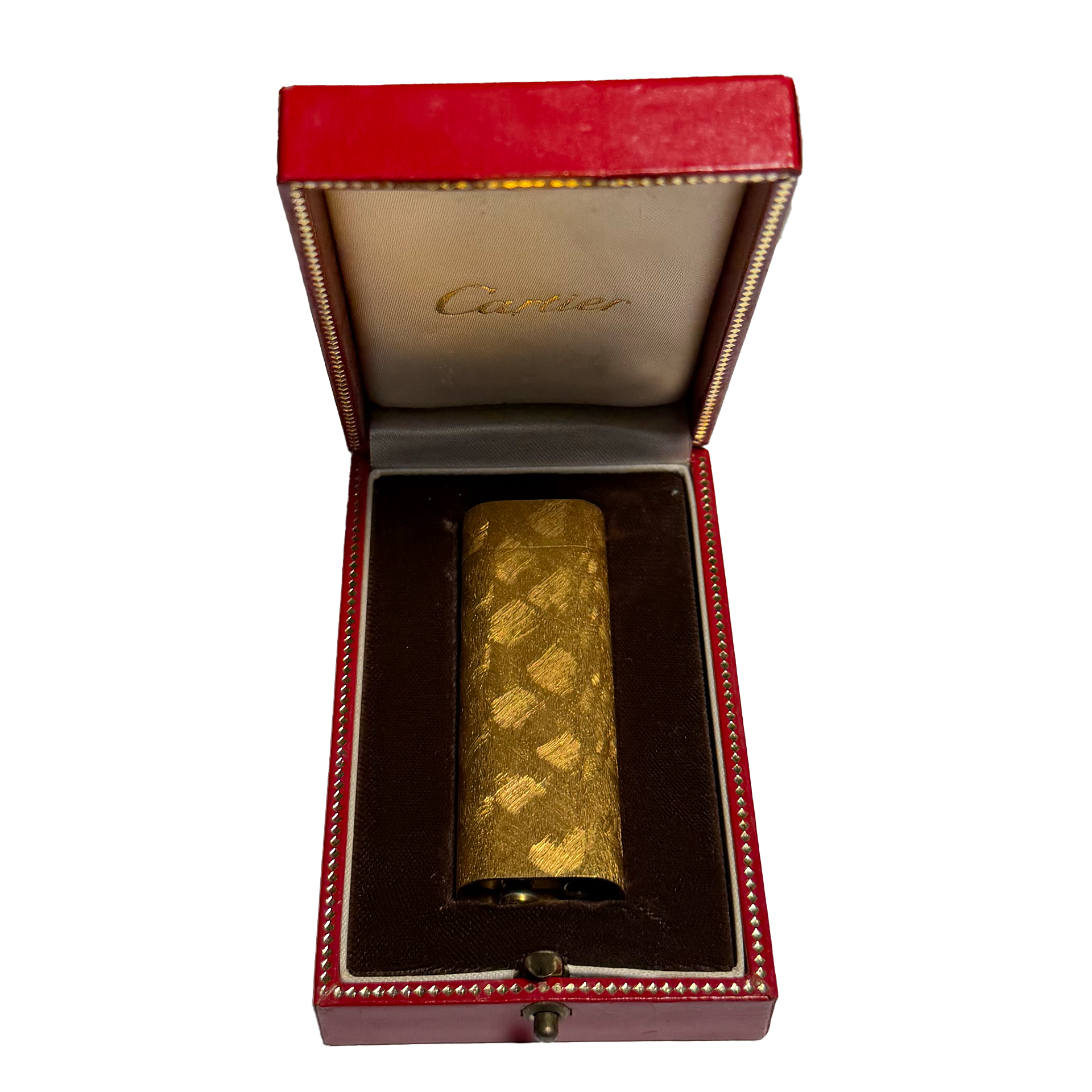 Cartier - Brut Pattern Vintage Feuerzeug