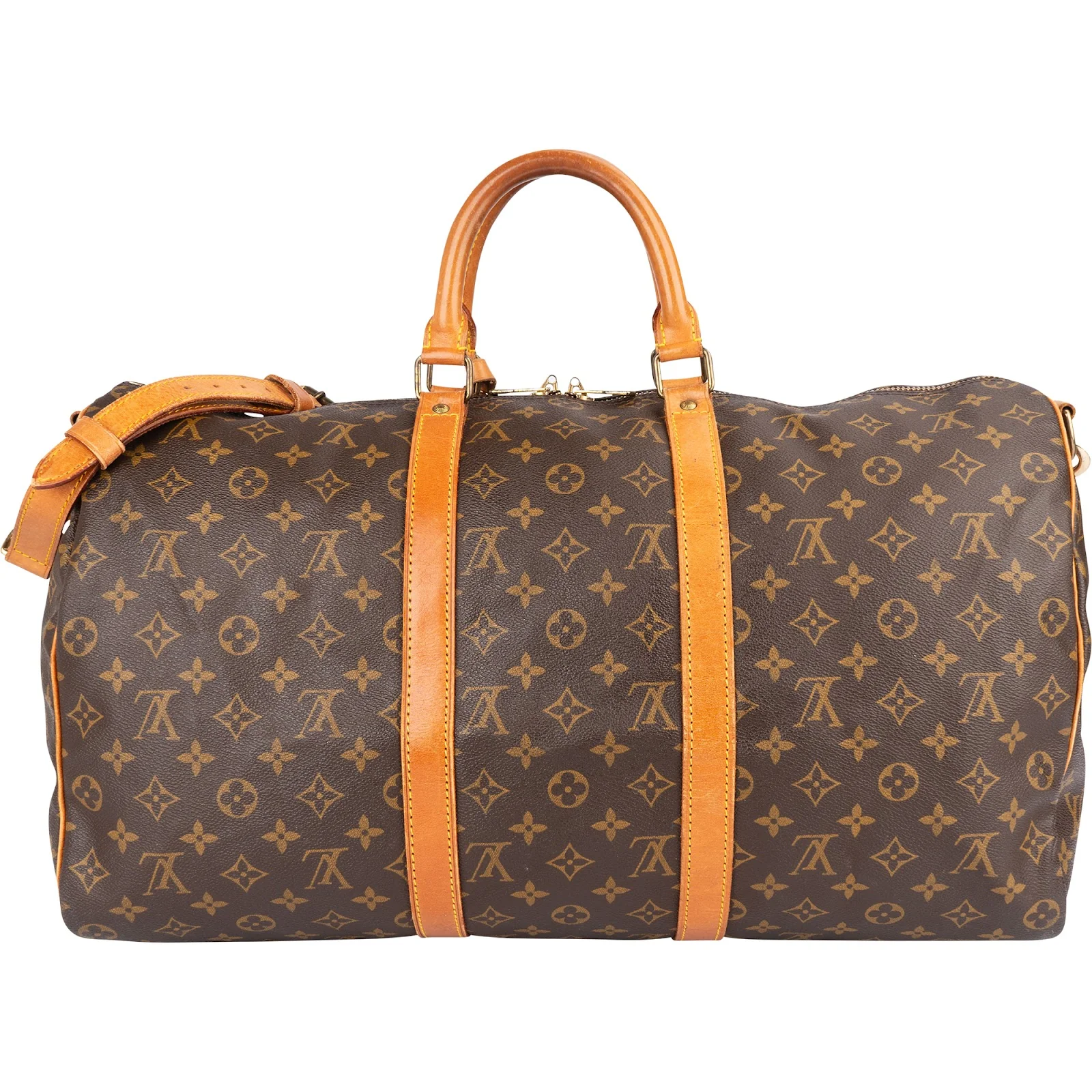 Louis Vuitton Monogram Canvas Keepall 50 Bandoulière Reisetasche