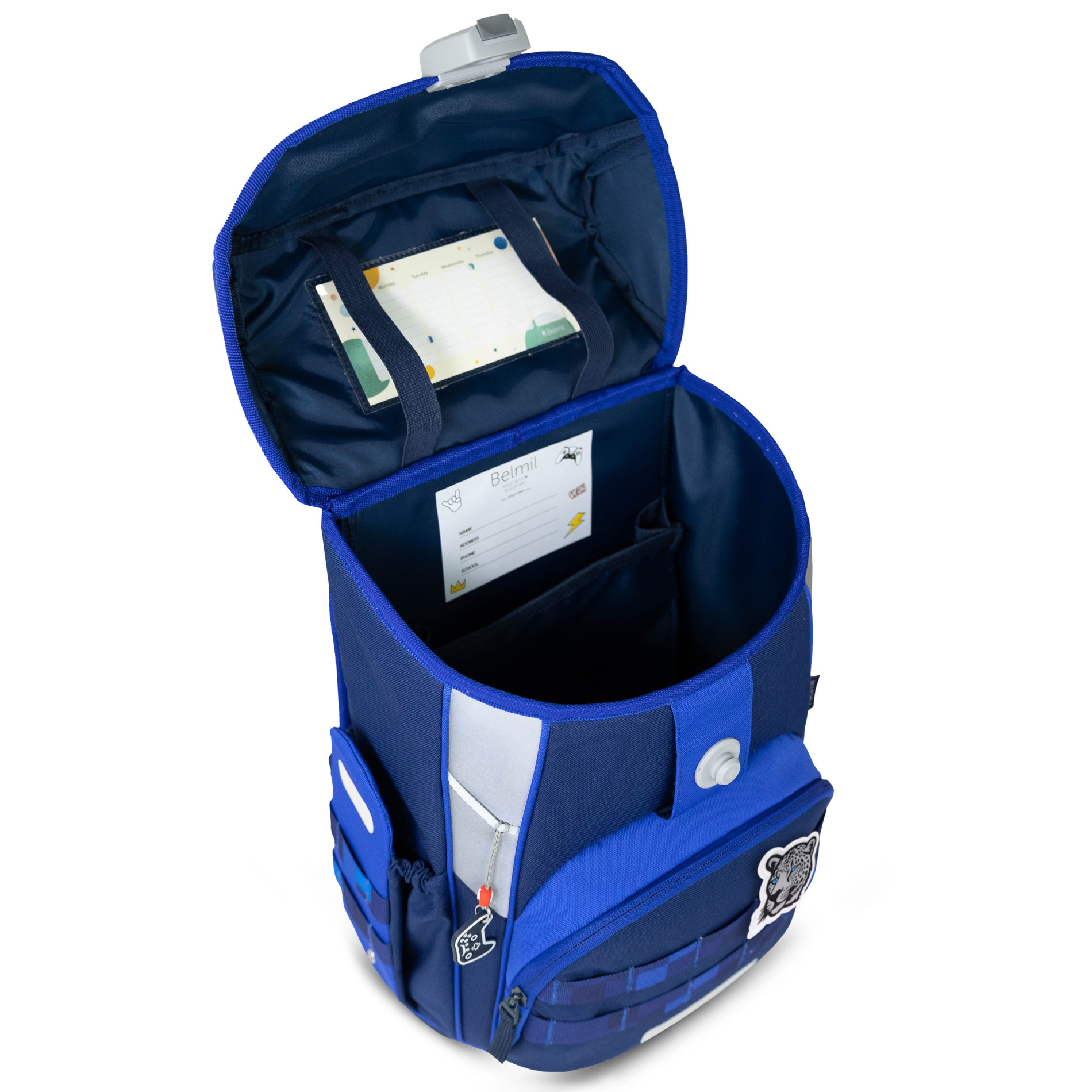Belmil Maxi Plus Premium Schulranzen Set 5-teilig "Pixel Storm"