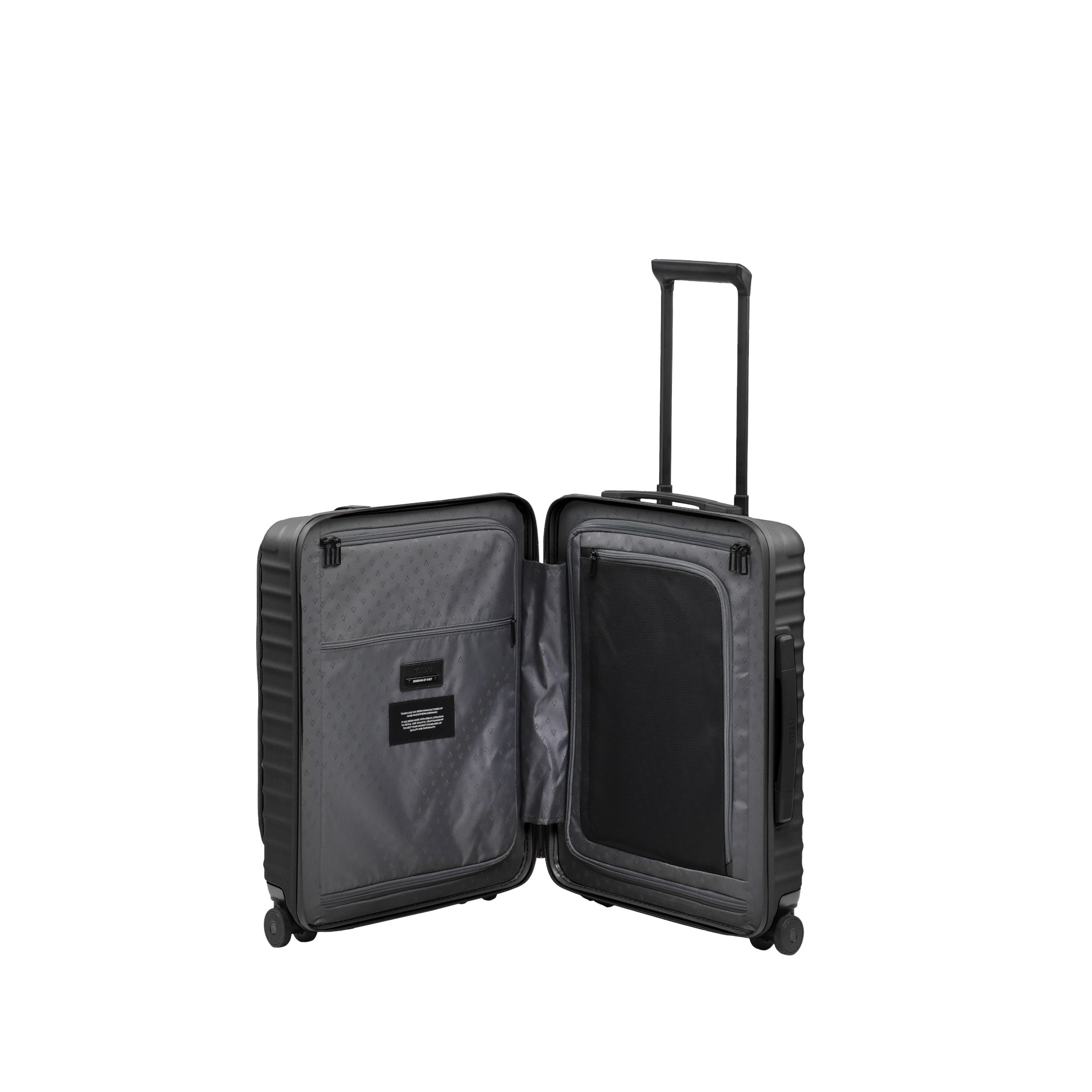 UPGRADE Handgepäck S mit Vortasche (55 cm) - Nightshade black