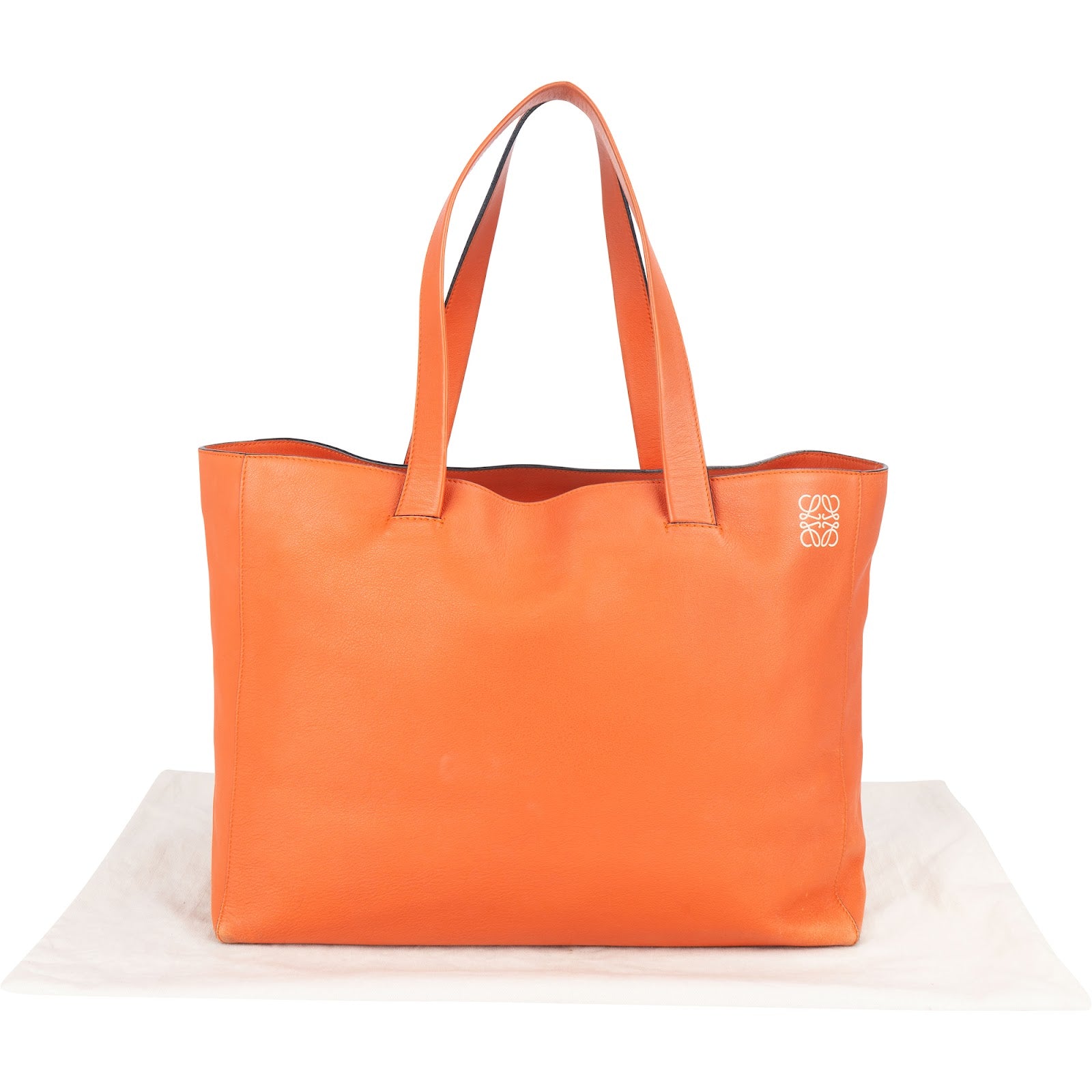 Duża torba na ramię Loewe Leather Anagram