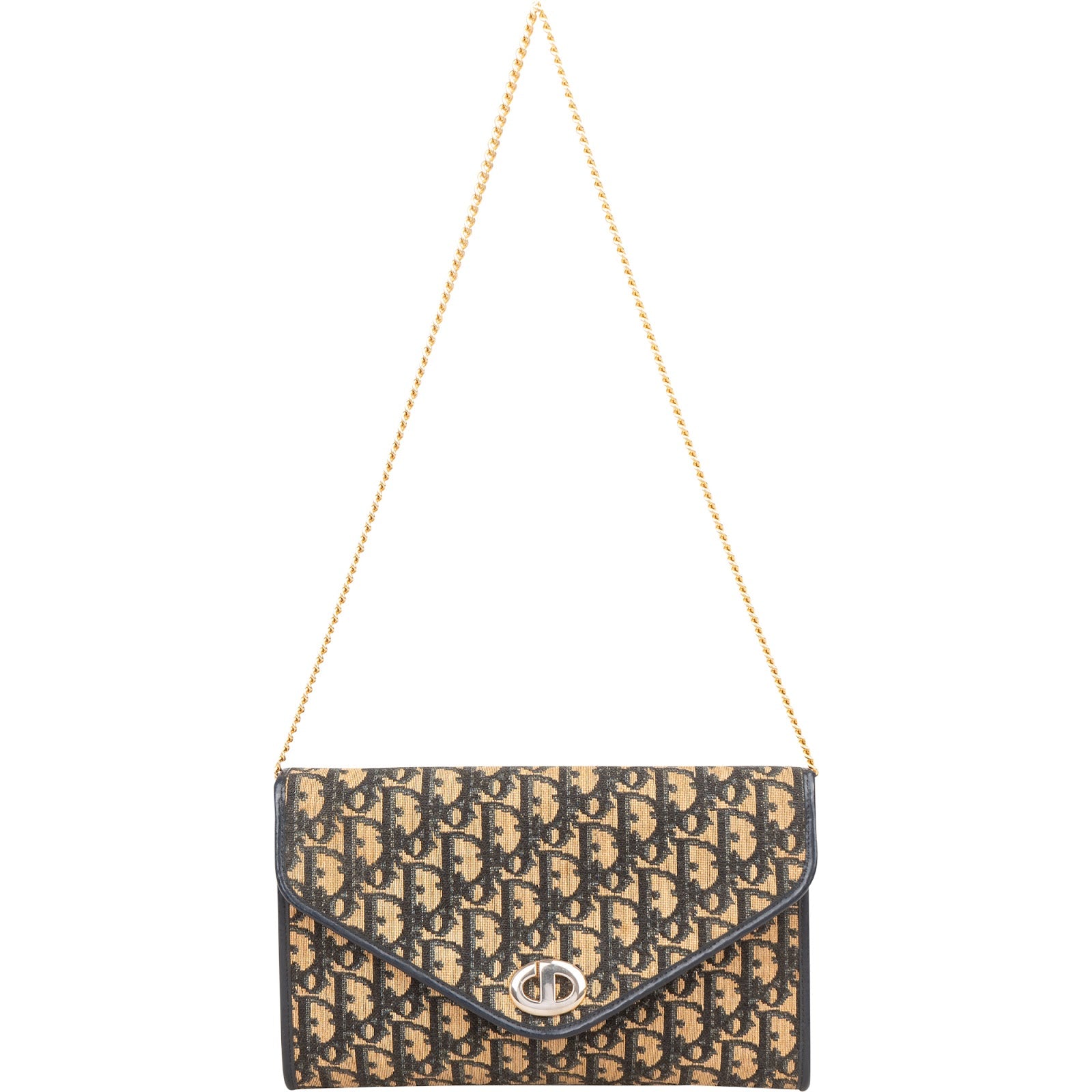 Sac à bandoulière Christian Dior en toile Monogram Trotter