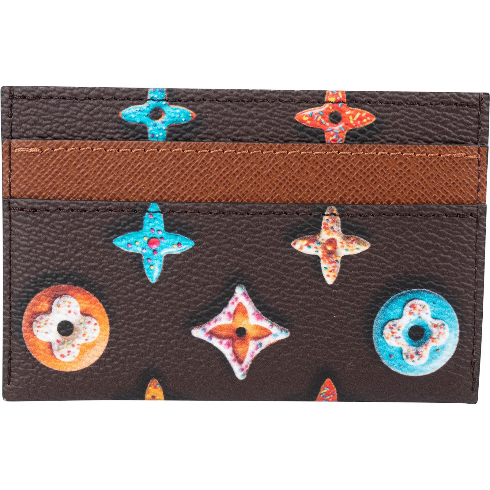 Louis Vuitton Monogram Chocolate Donut Double Kartenetui