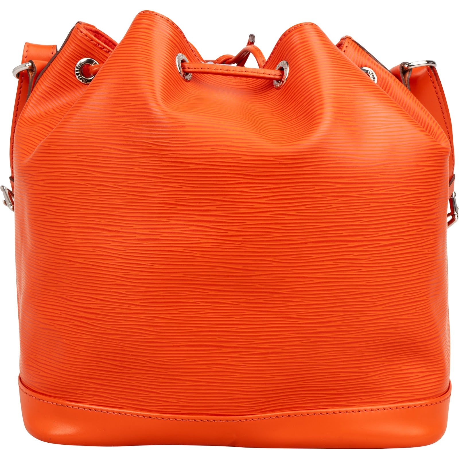 Louis Vuitton Orange Epi Leather NM Sac Noé Petit Shoulder Bag
