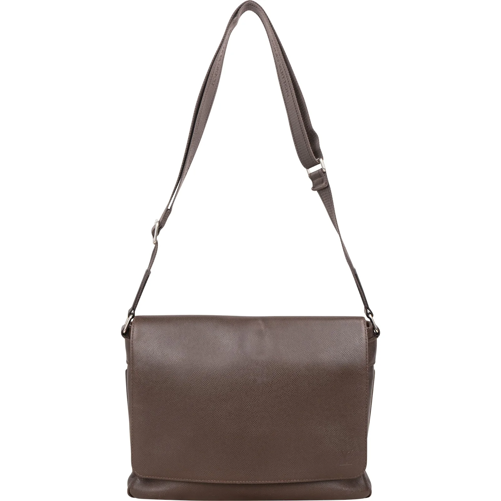 Louis Vuitton Taiga Leather Roman MM Messenger Crossbody Bag