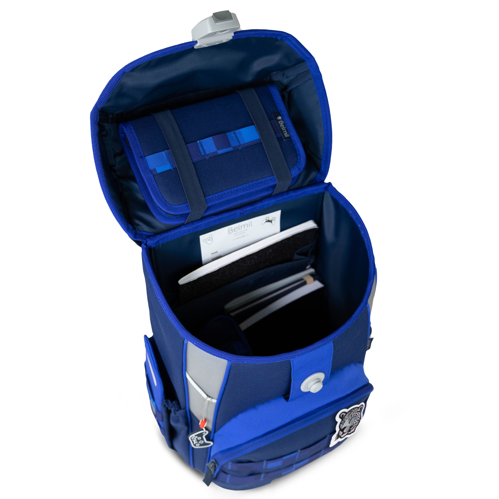 Belmil Maxi Plus Premium Schulranzen Set 5-teilig "Pixel Storm"