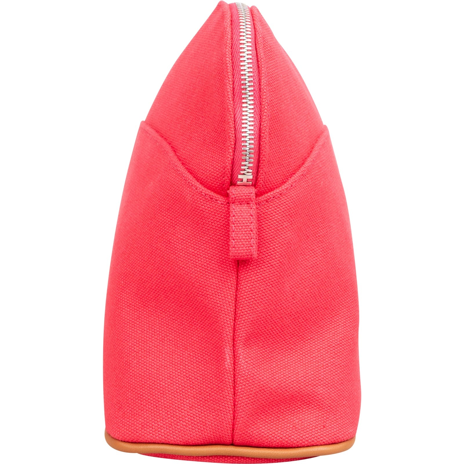Hermès Hibiskus Canvas Bolide 25 Trousse Pouch Bag