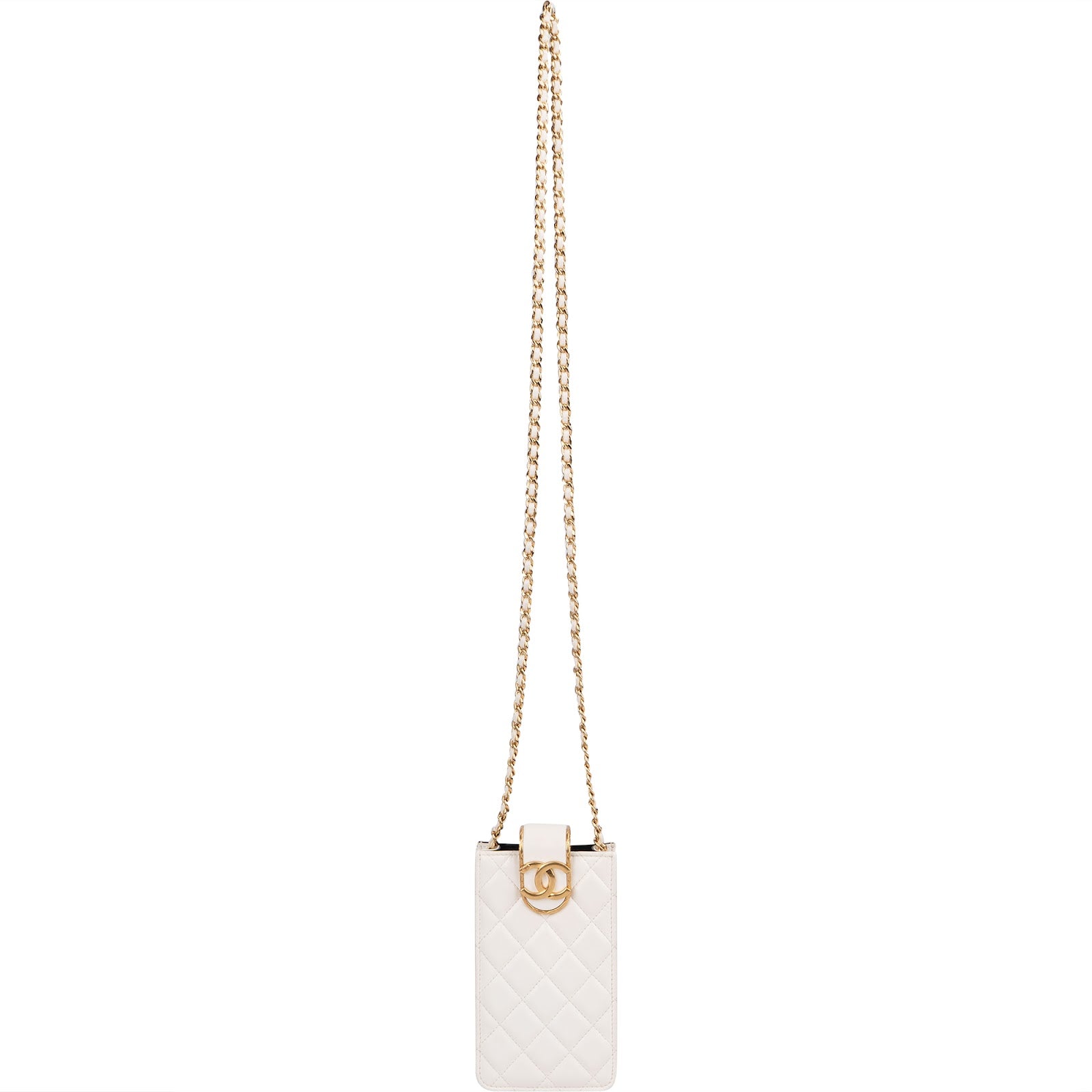 Chanel Quilted Lambskin CC in Love Phone Crossbody Bag
