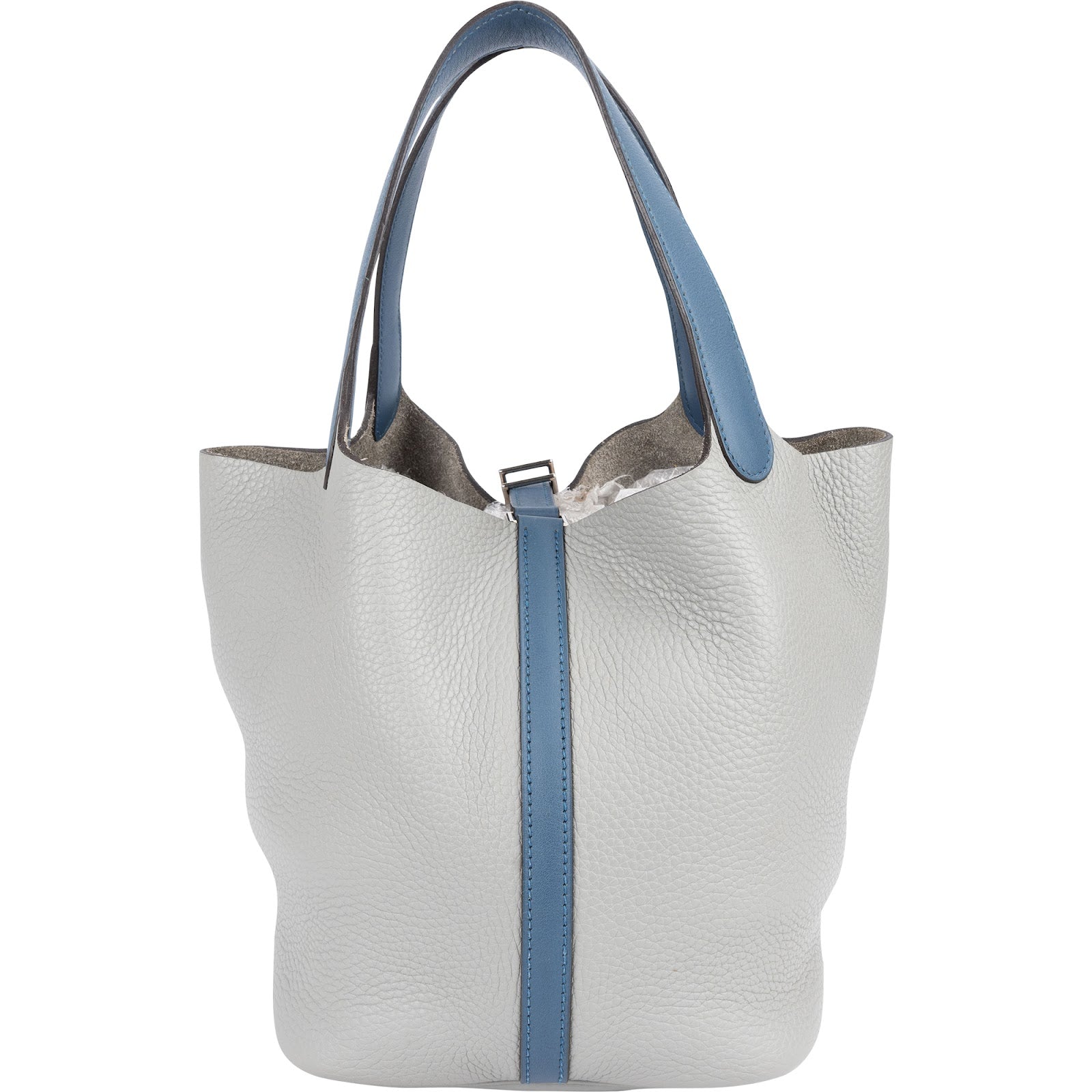 Hermès Taurillon Clemence Bicolor Picotin Lock 22 (MM) Handbag