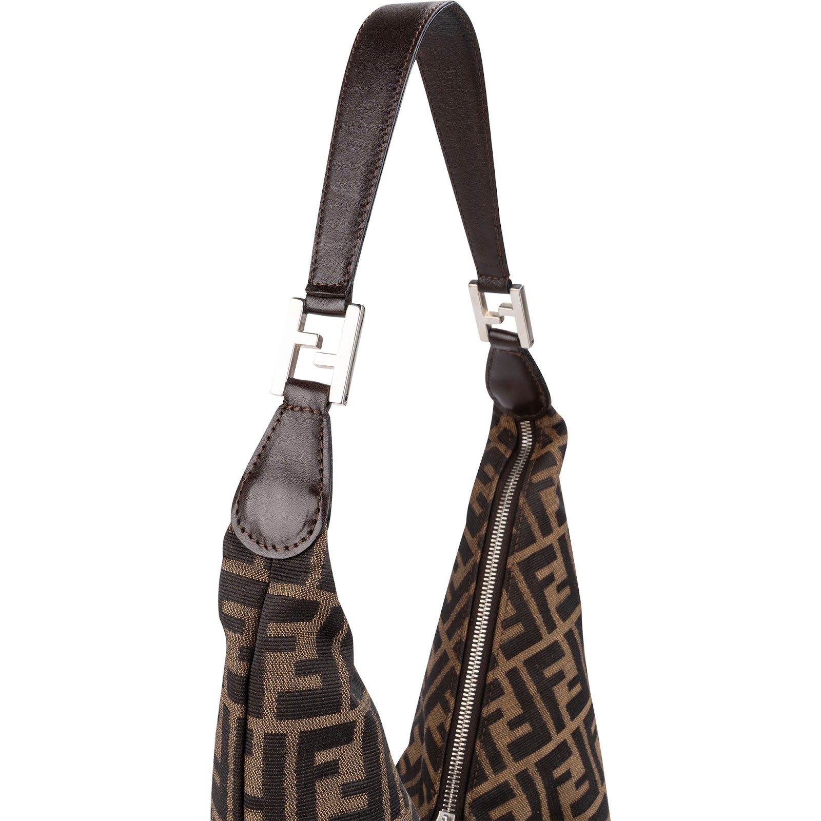 Fendi – Monogram FF Zucca shoulder bag