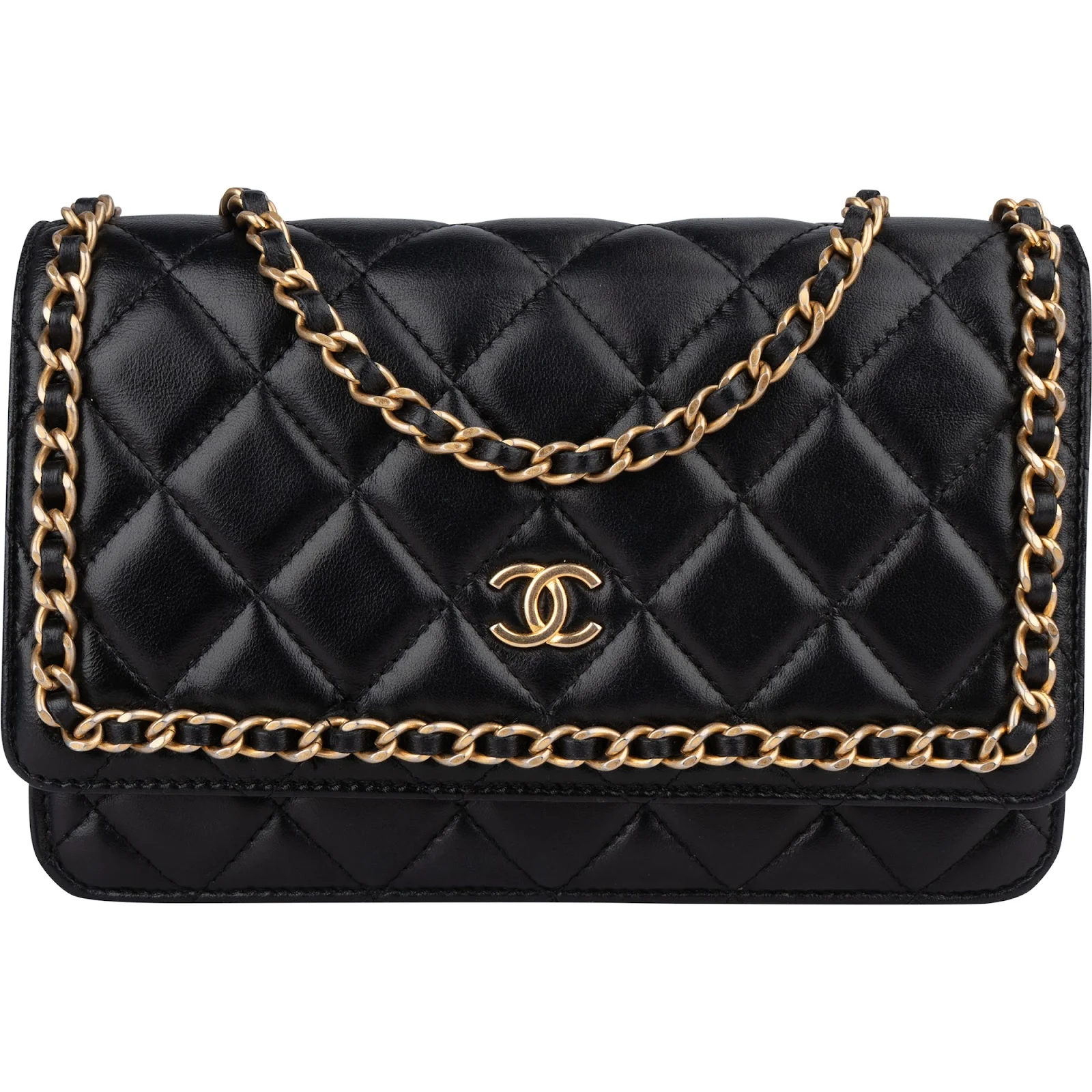 Chanel Limited Quilted Lambskin Wallet On Chain Crossbody Bag